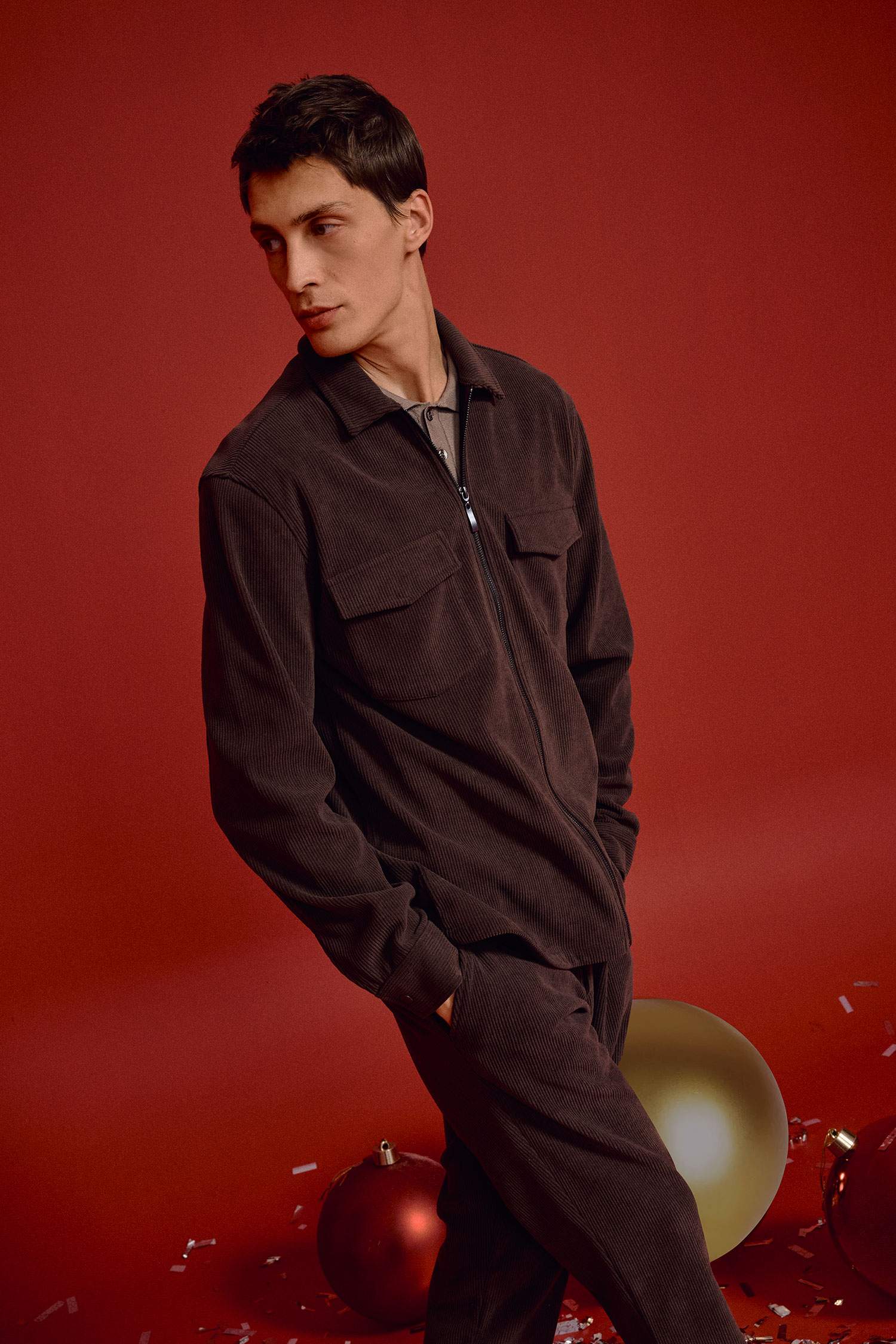 Regular Fit Long Sleeve Overshirt