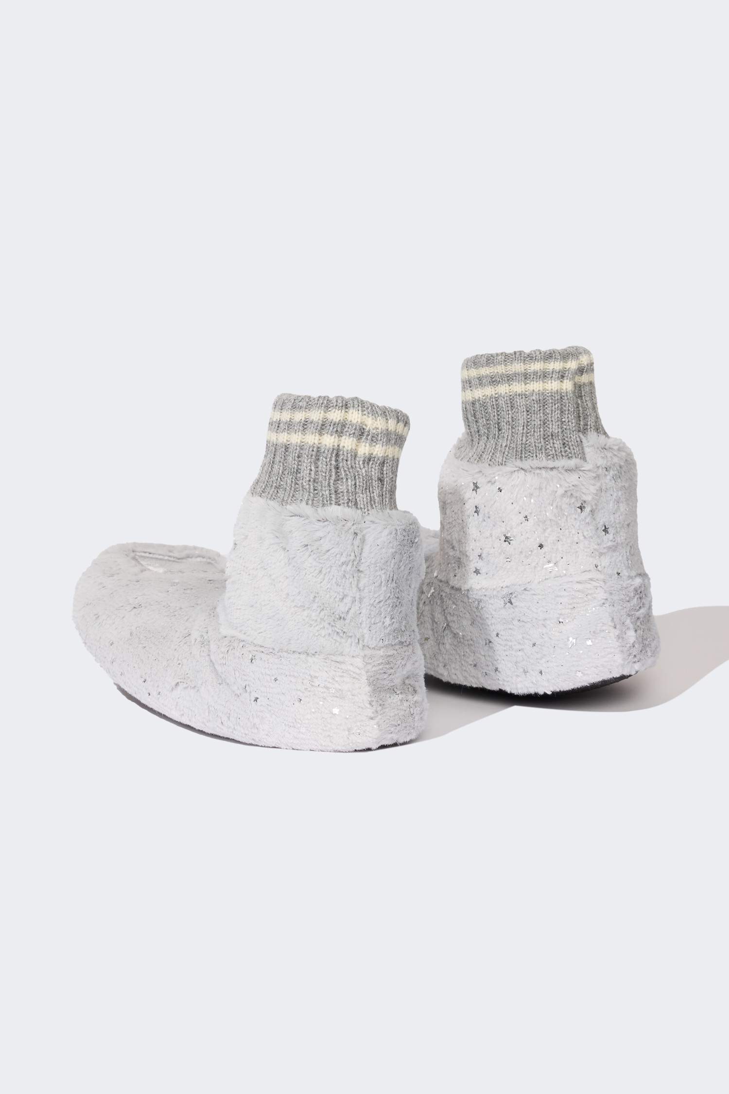 Kadın Yıldız Desenli Düz Taban Ev Botu