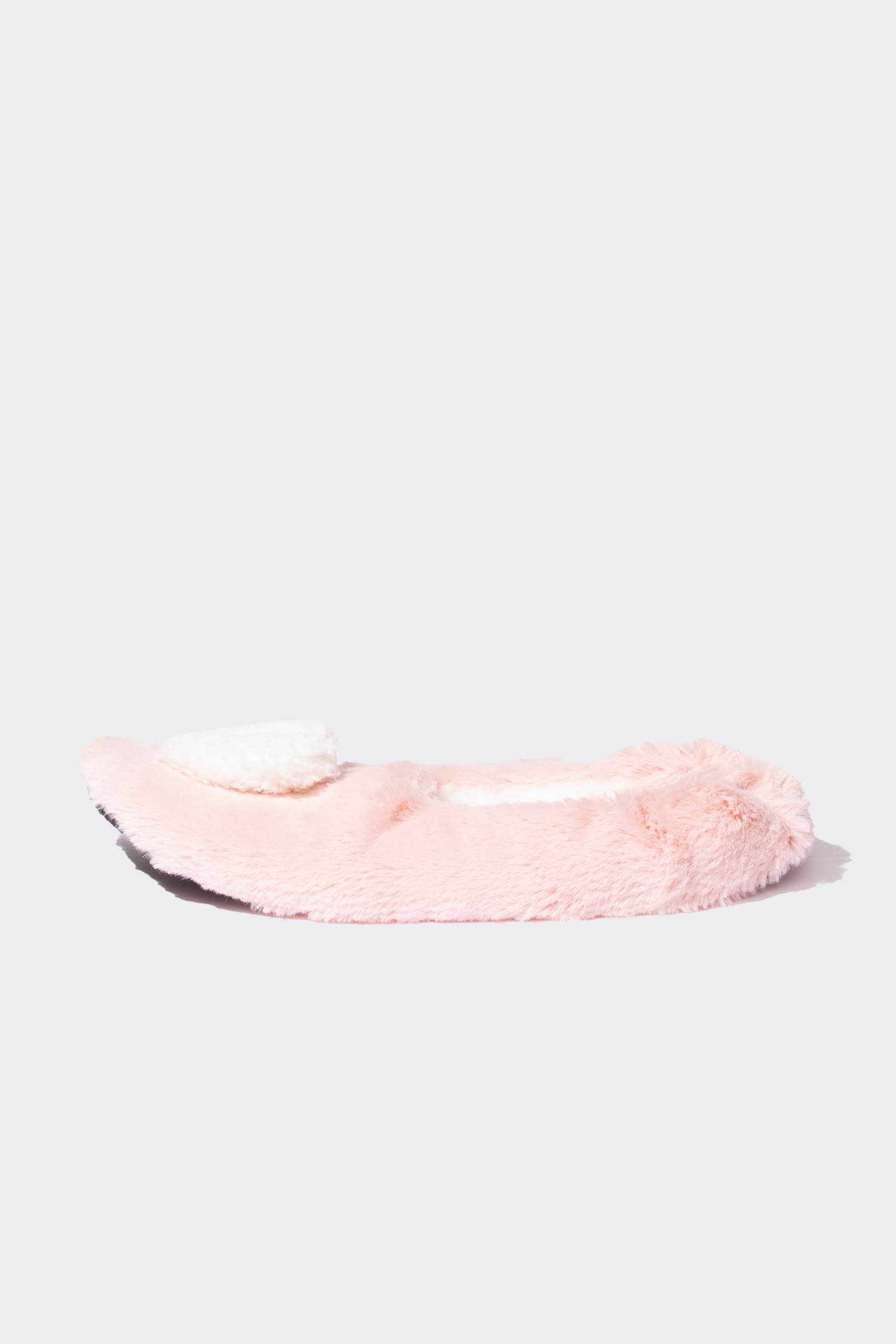 Kadın Kalp Detaylı Pelüş Ev Patiği