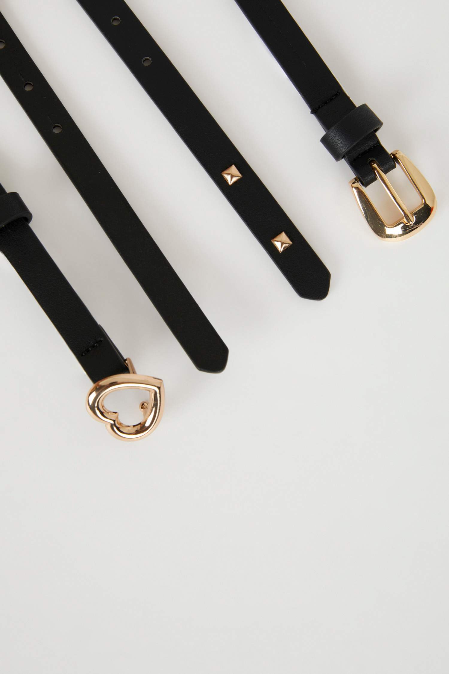 حزام كلاسيكي نسائي جلد صناعي - قطعتين