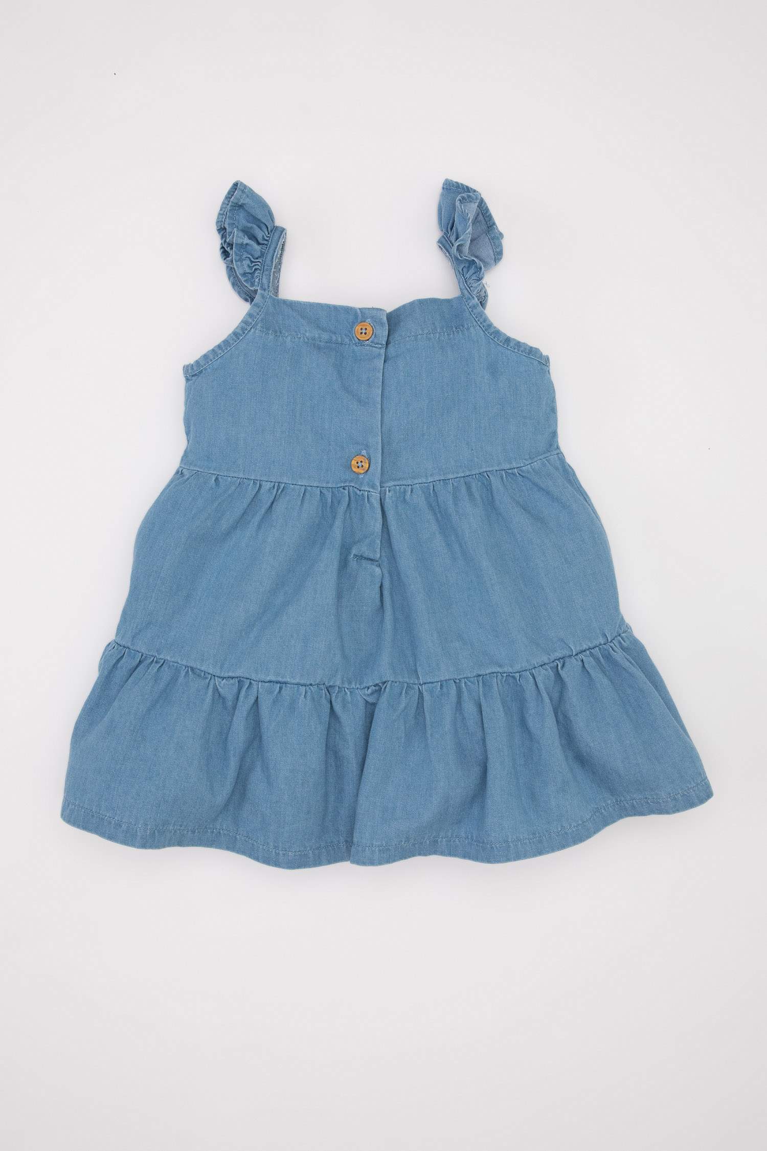 Baby Girl Strappy Denim Dress