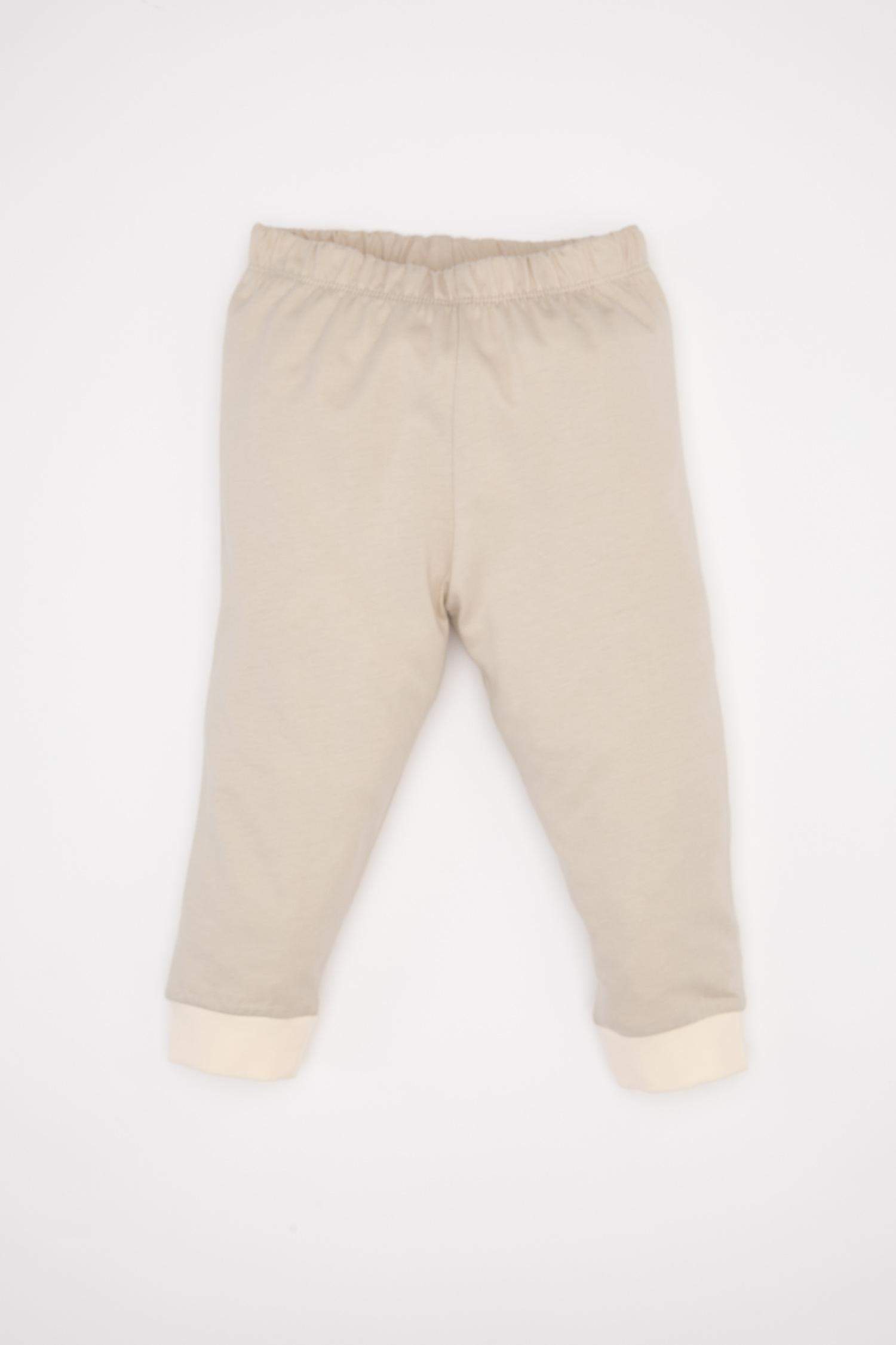 Erkek Bebek 4'lü Pijama Takım Araç Baskılı Penye Uzun Kollu Üst Beli Lastikli Uzun Alt