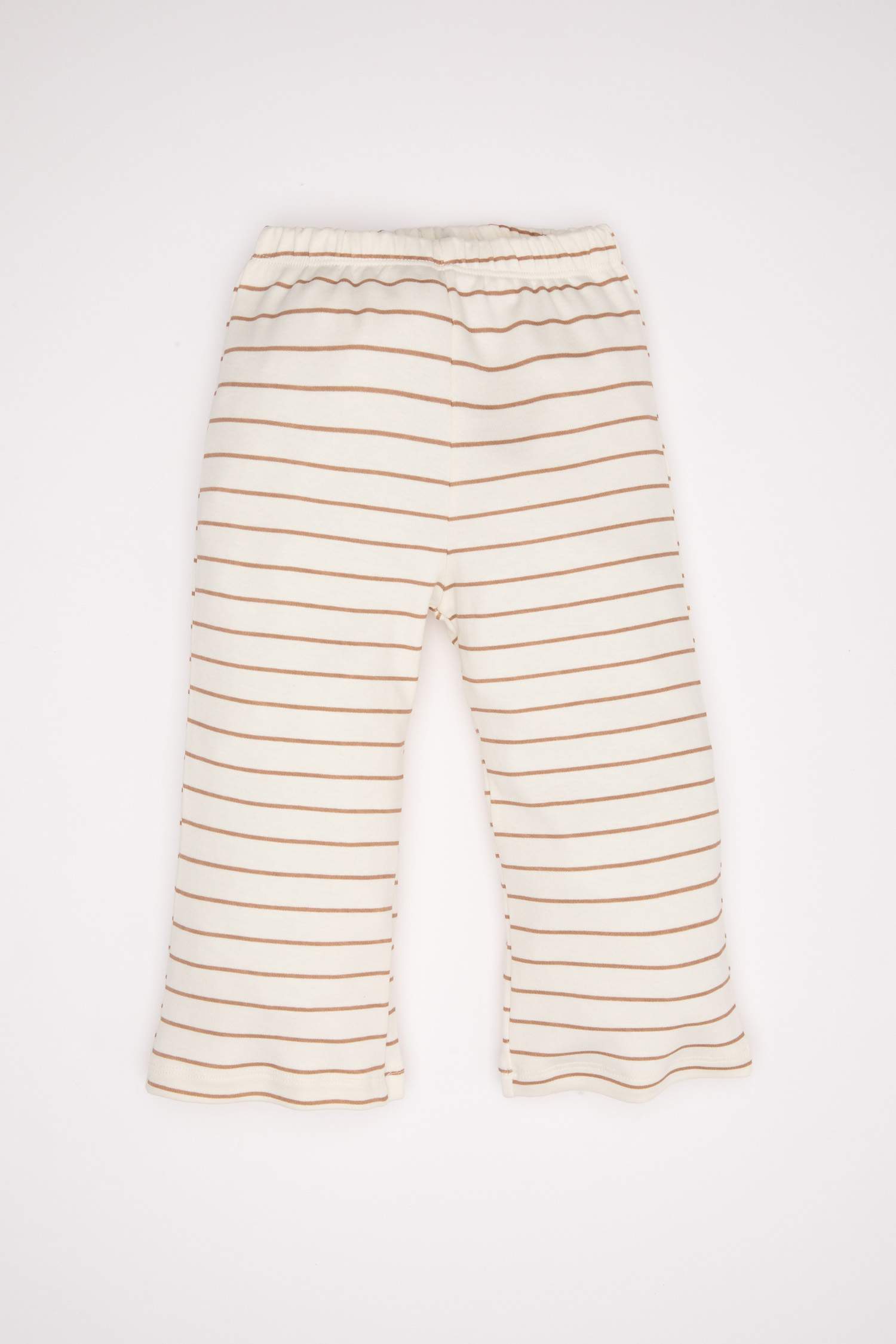 طقم بيجاما بيبي اولادي مخطط قصة عادية - قطعتين