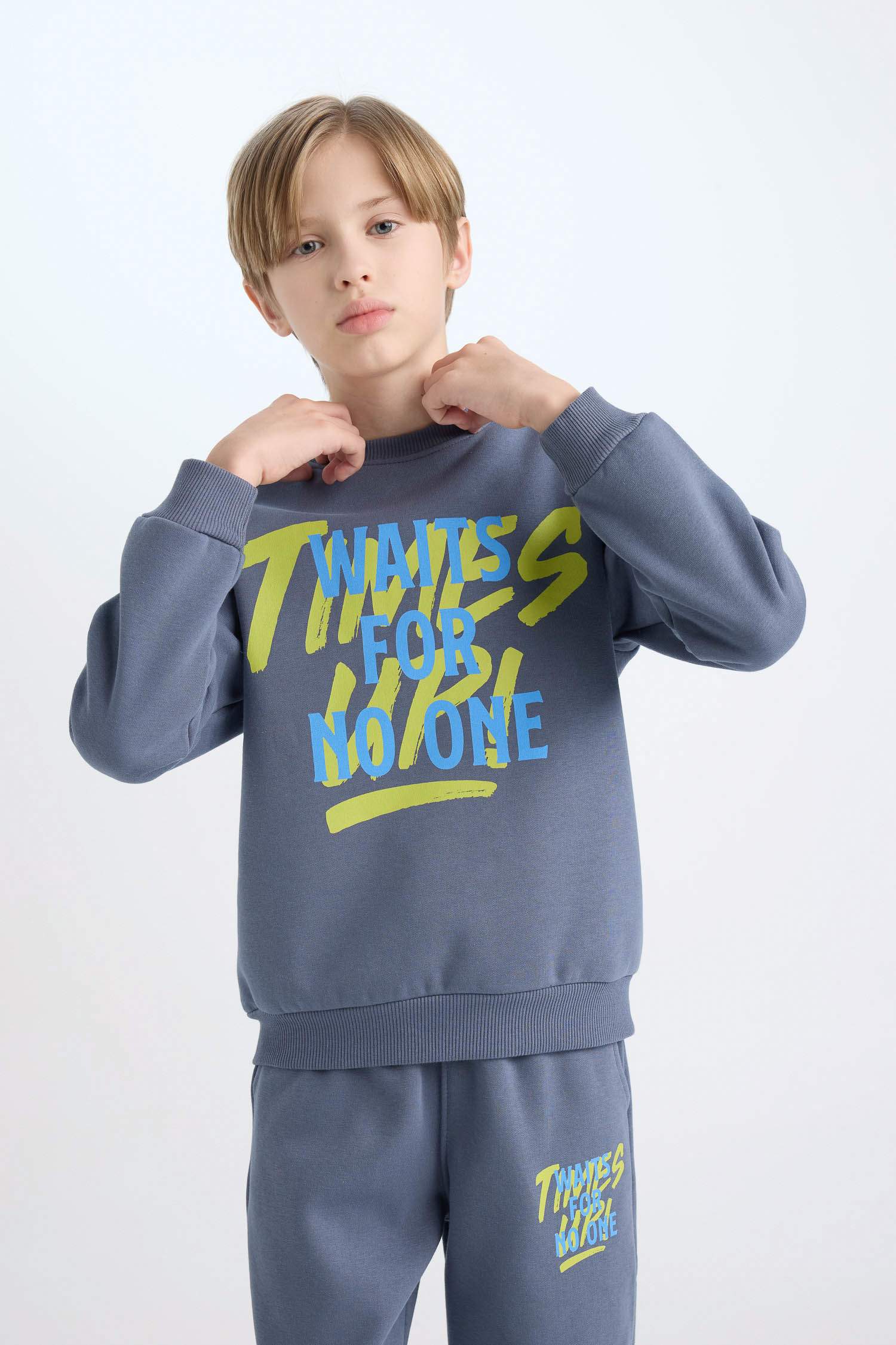 Ensemble Sweat-shirt et Sweatpants imprimés pour Garçon