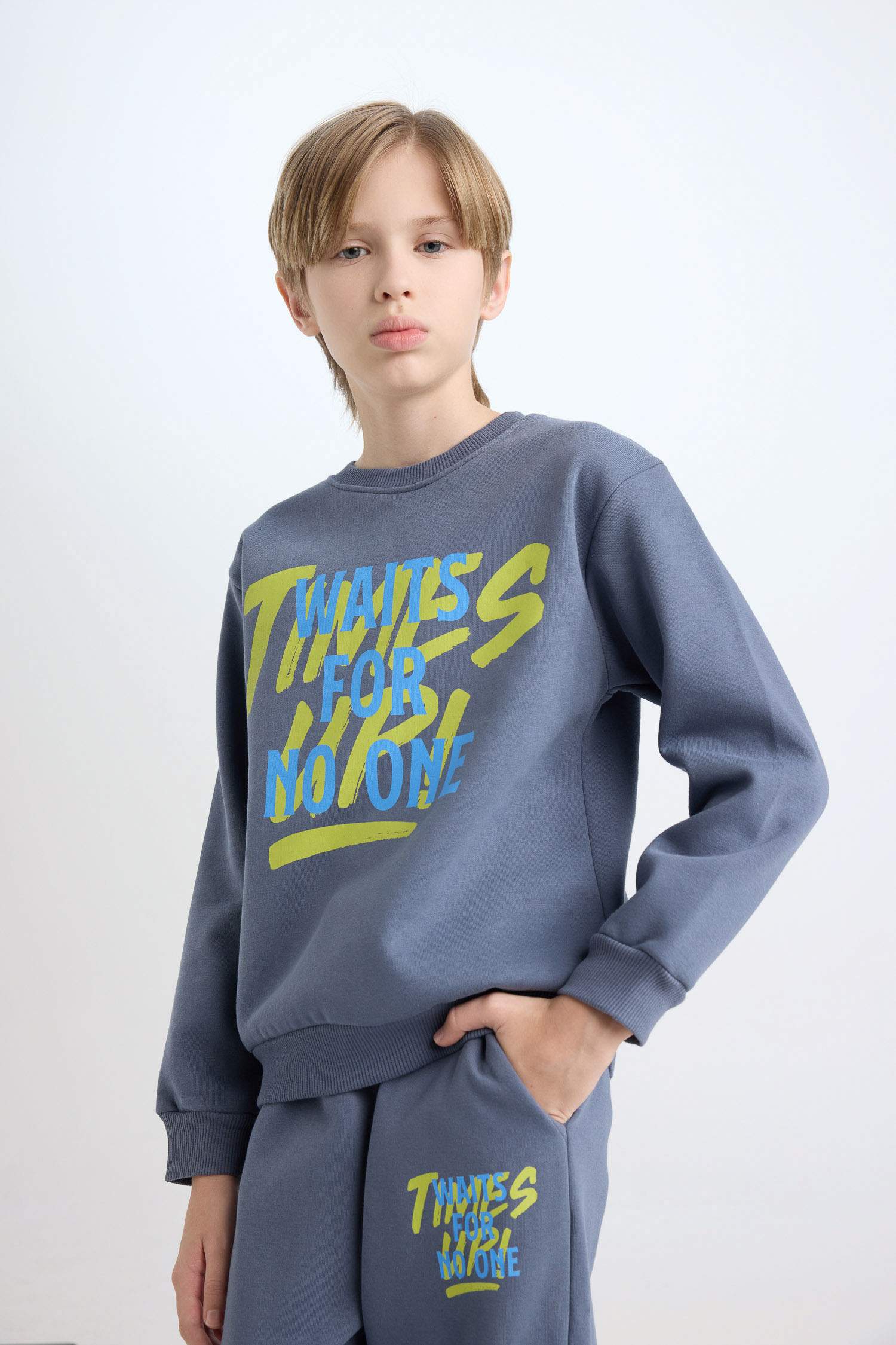 Ensemble Sweat-shirt et Sweatpants imprimés pour Garçon