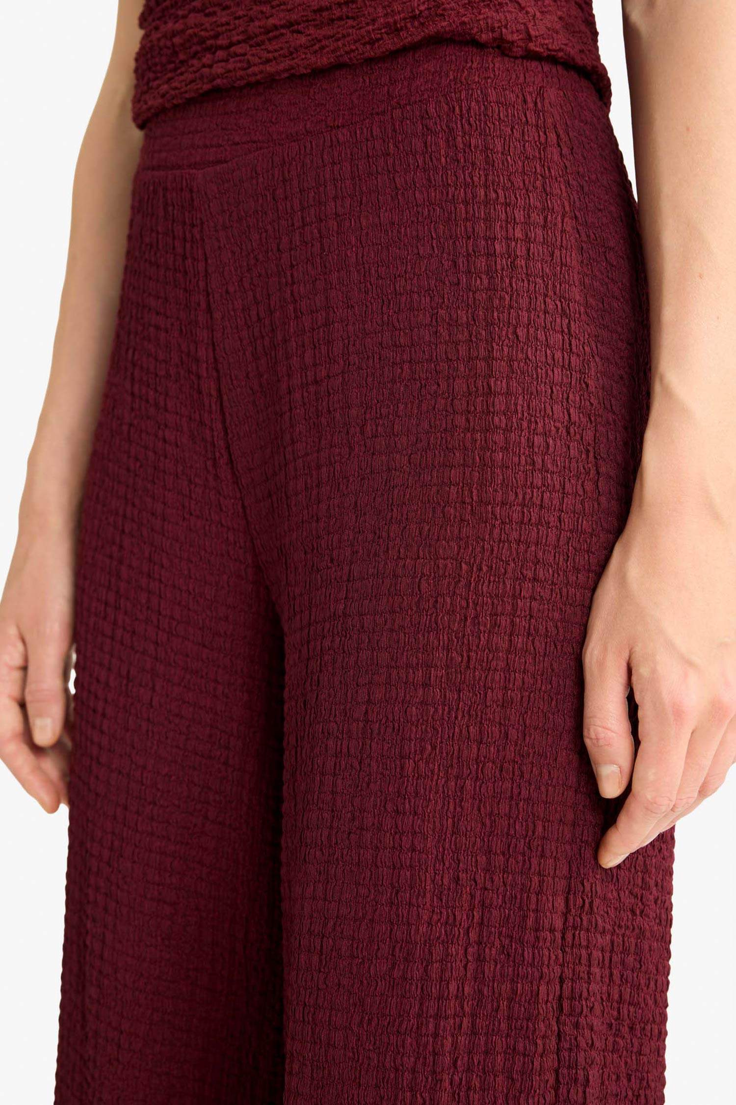 Wide Leg Geniş Bol Paça Bürümcük Pantolon