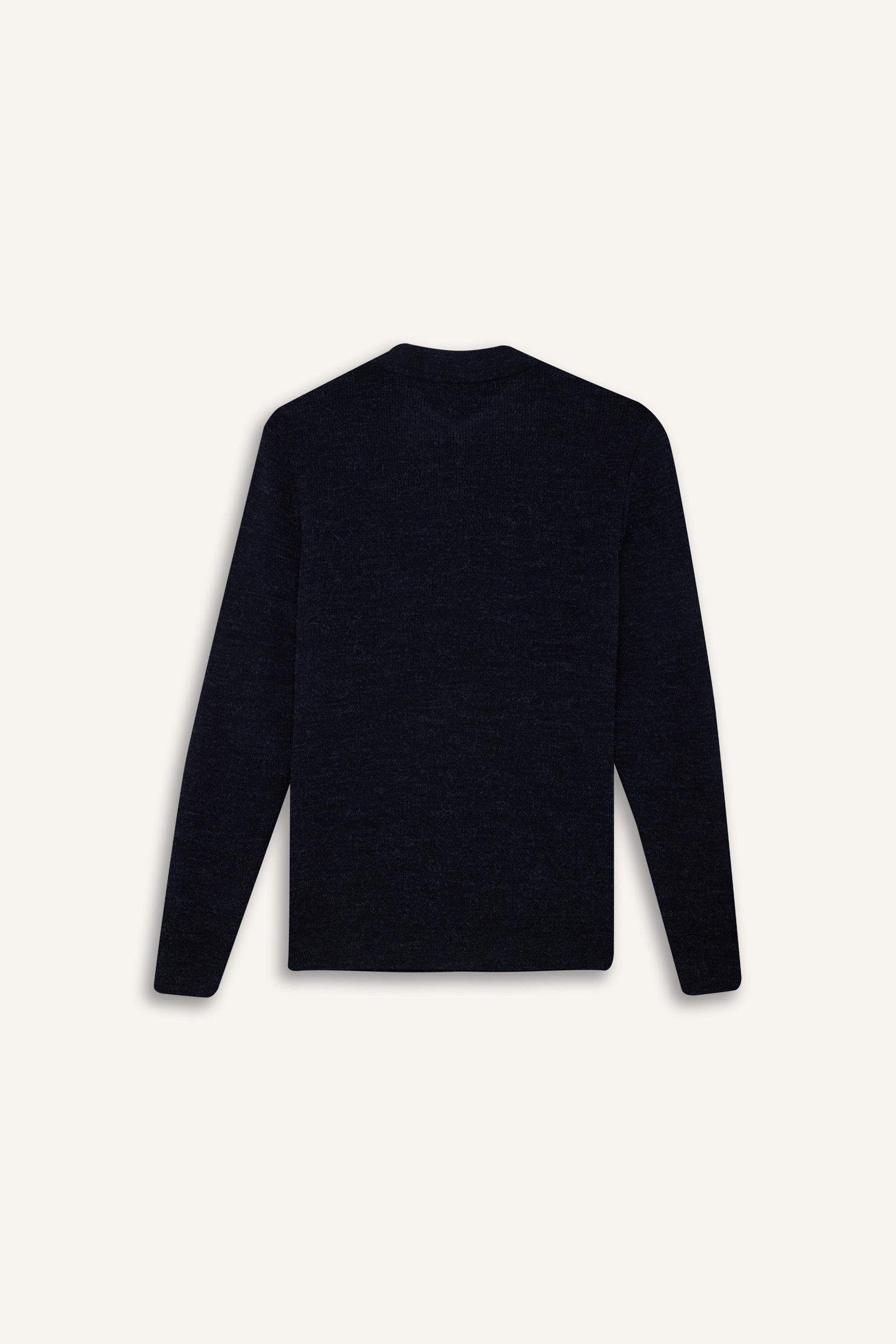 Standart Fit Polo Yaka Triko Kazak