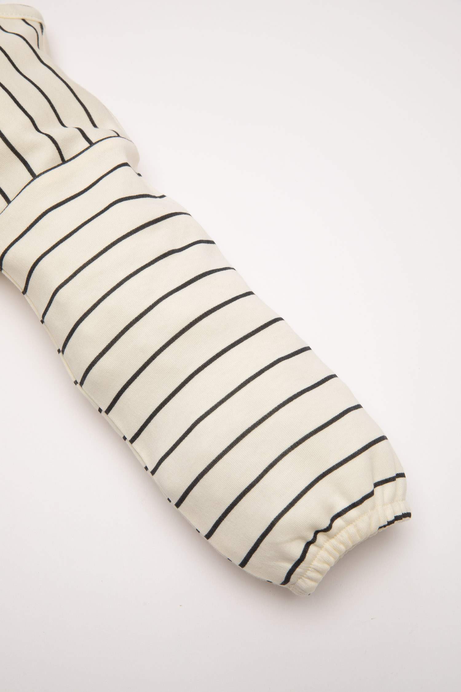 Kız Bebek Pijama Takım Çizgili Uzun Kollu Üst Beli Lastikli Uzun Alt