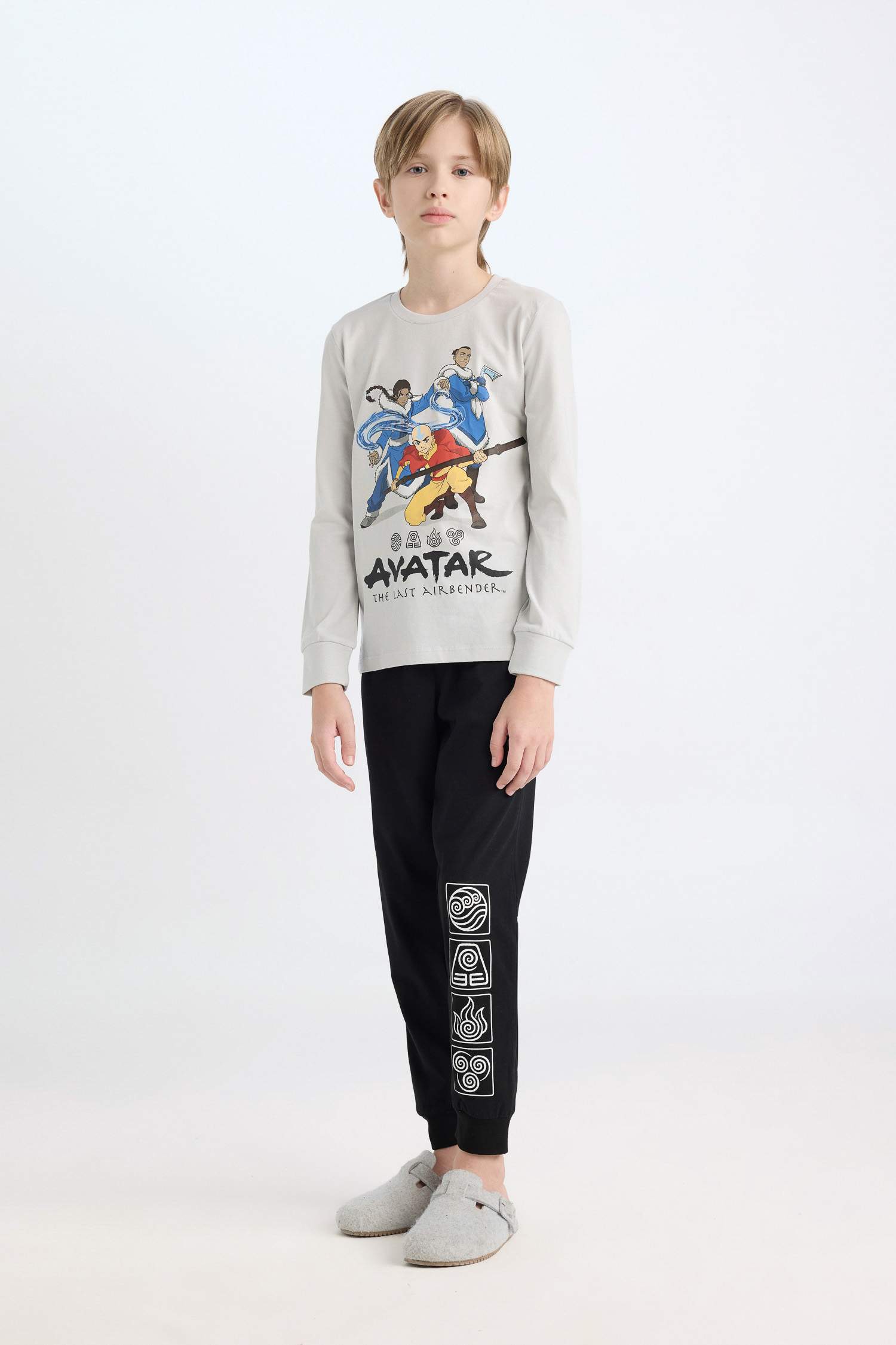 Boy Avatar the Last Airbender Top Bottom 2 Piece Pajama Set