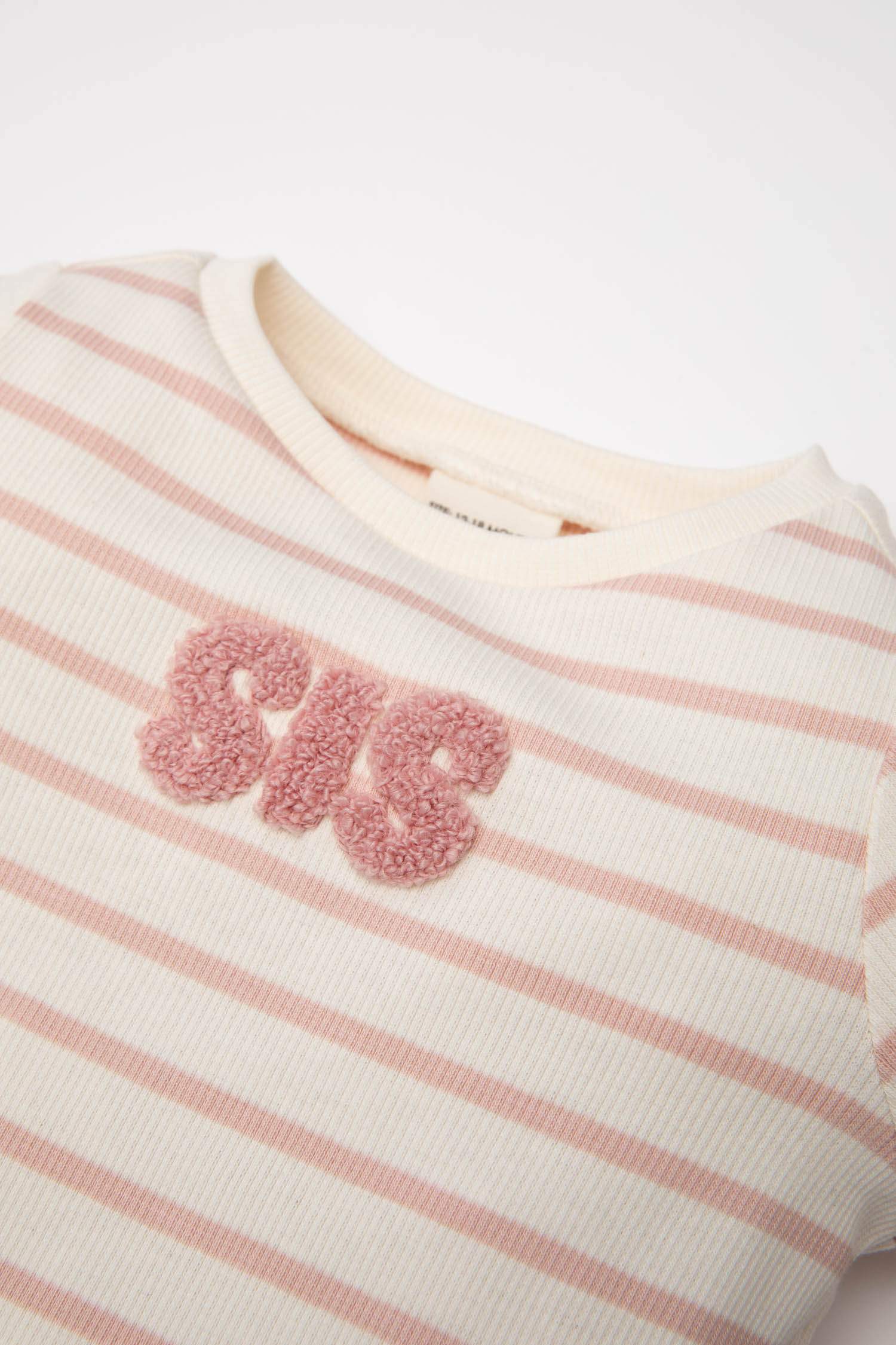 Pyjama rose rayé pour BéBé Fille