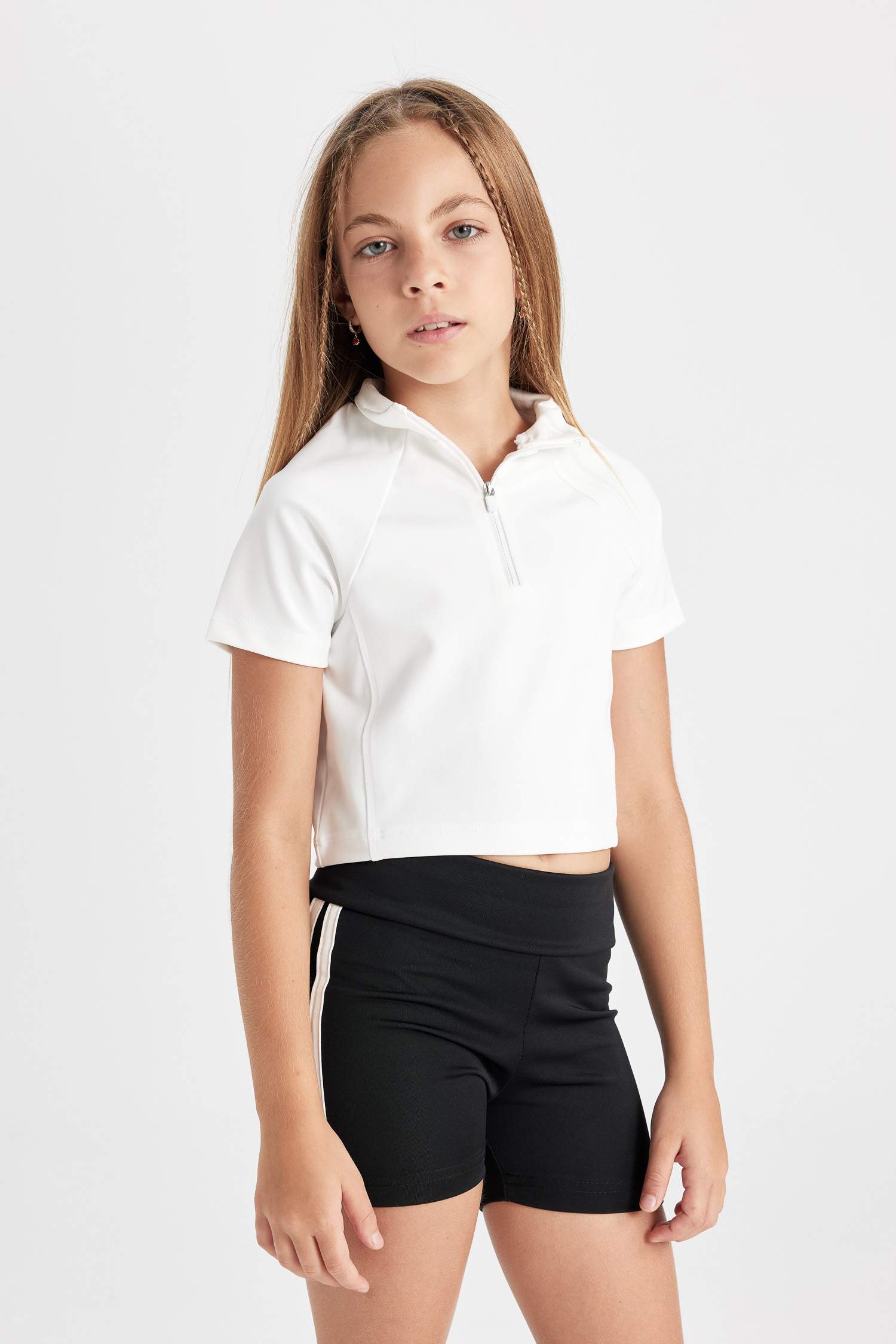 تيشيرت بناتي قطيفة قصة مريحة بياخة قاضي