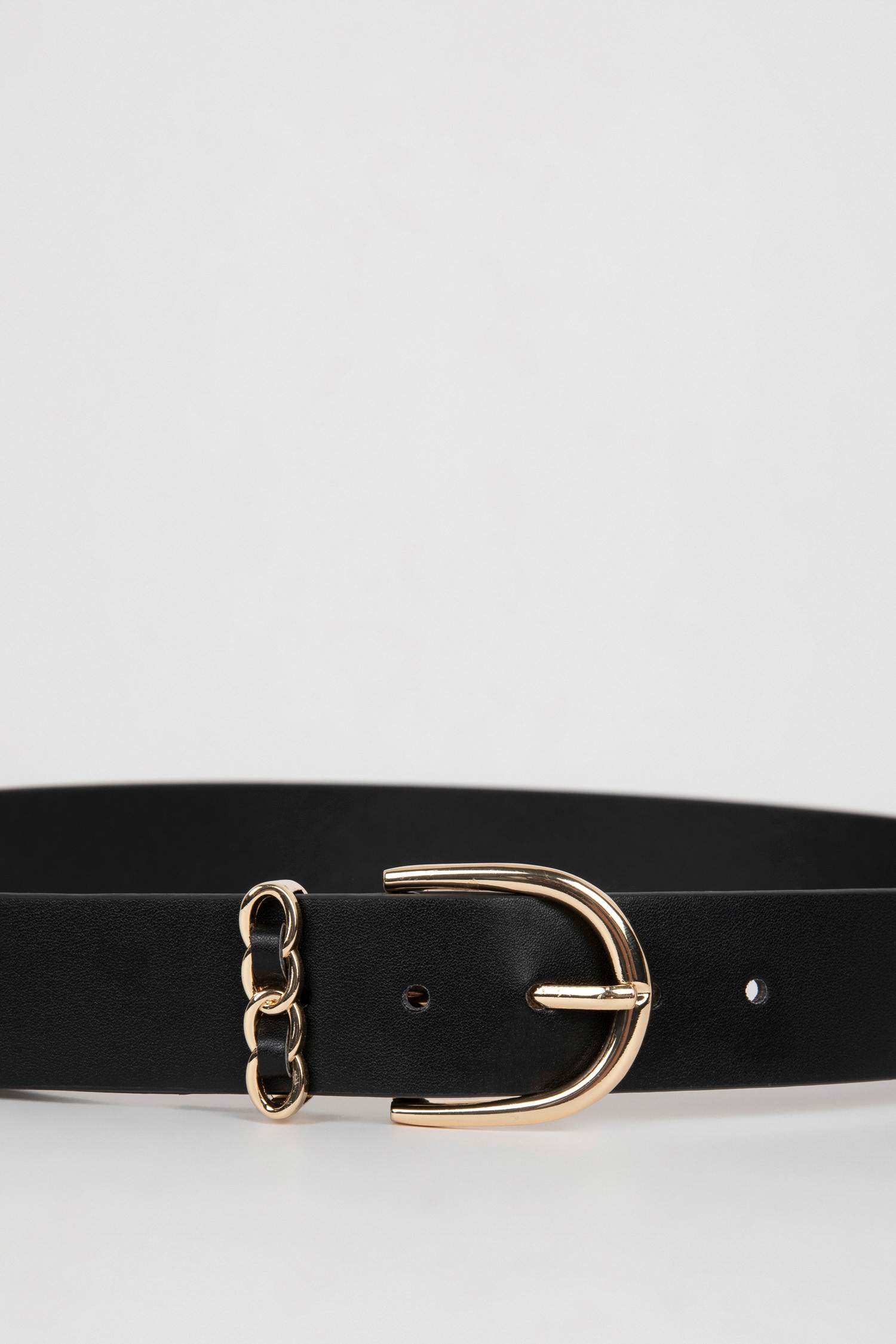 Kadın Suni Deri Jean Kemeri