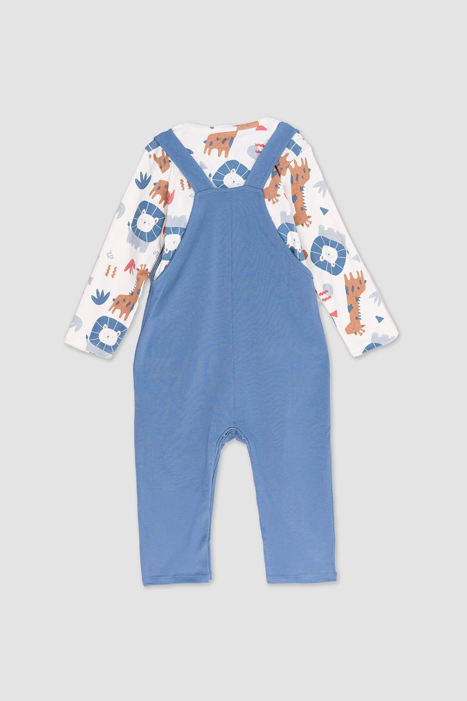 Baby Boy Safari Printed Thin Fabric 2 Piece Set