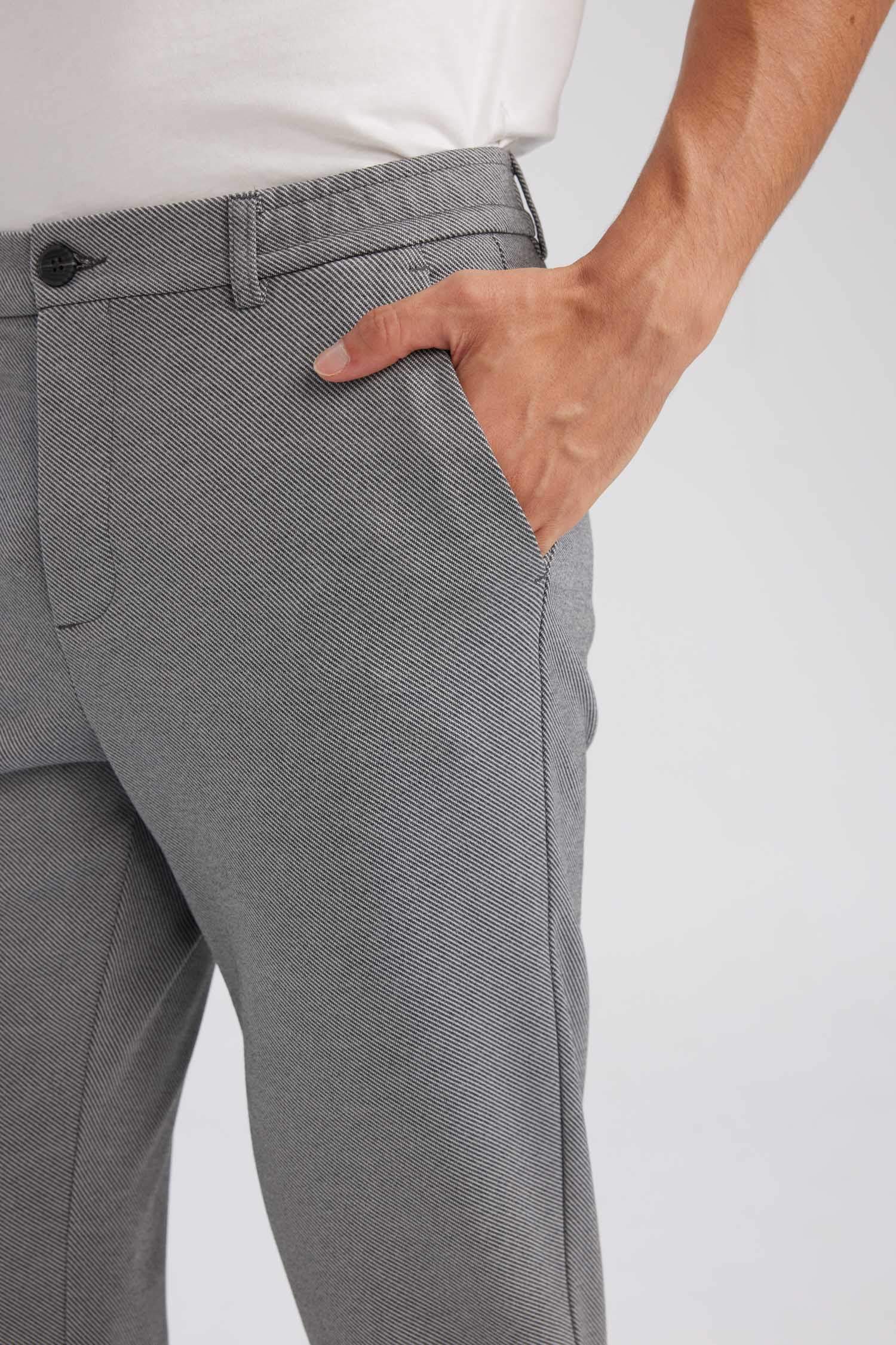 Jogger Yazlık Kumaş Pantolon Basic Düz Cepli Düz Paça