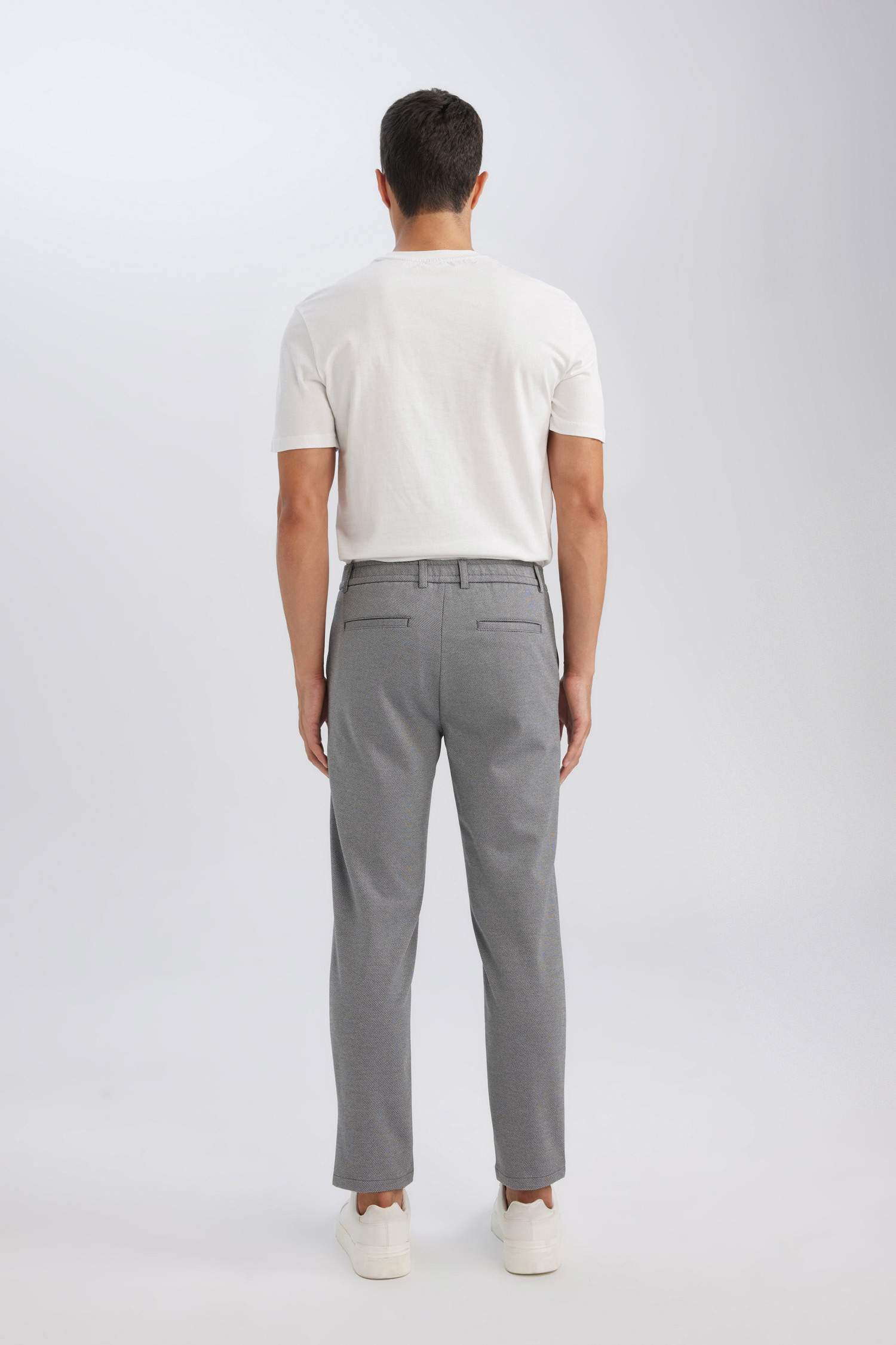 Jogger Yazlık Kumaş Pantolon Basic Düz Cepli Düz Paça