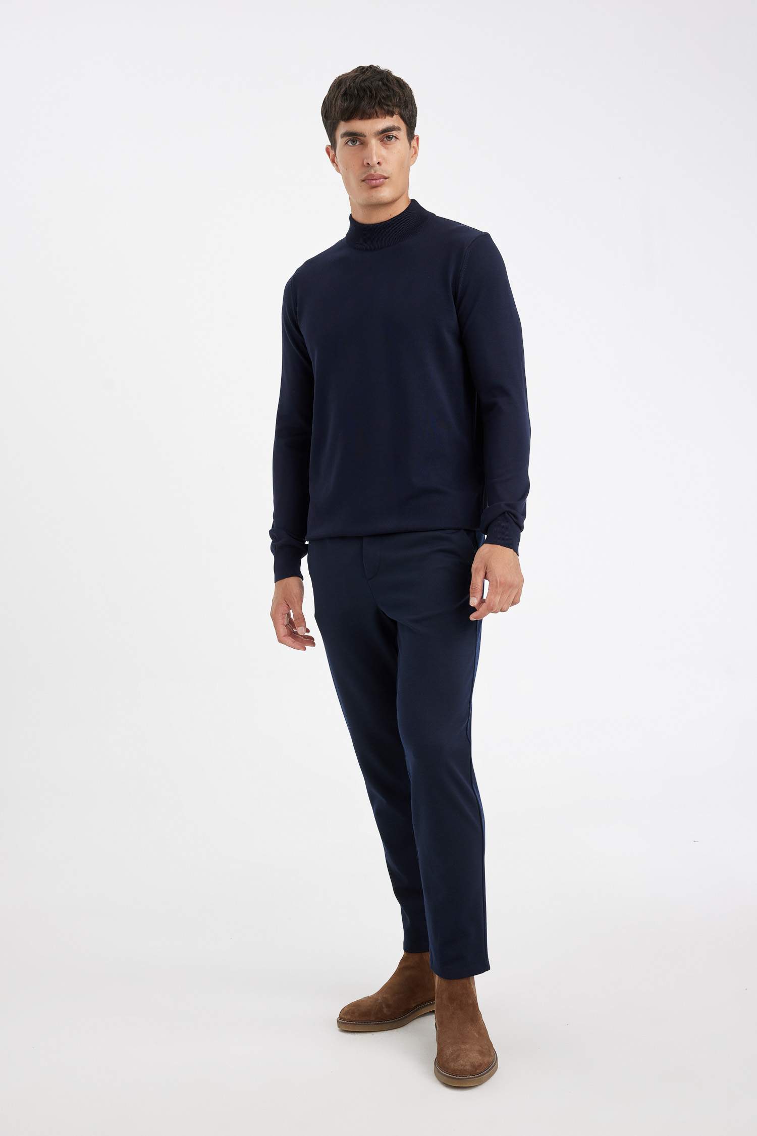 Jogger Yazlık Kumaş Pantolon Basic Düz Cepli Düz Paça