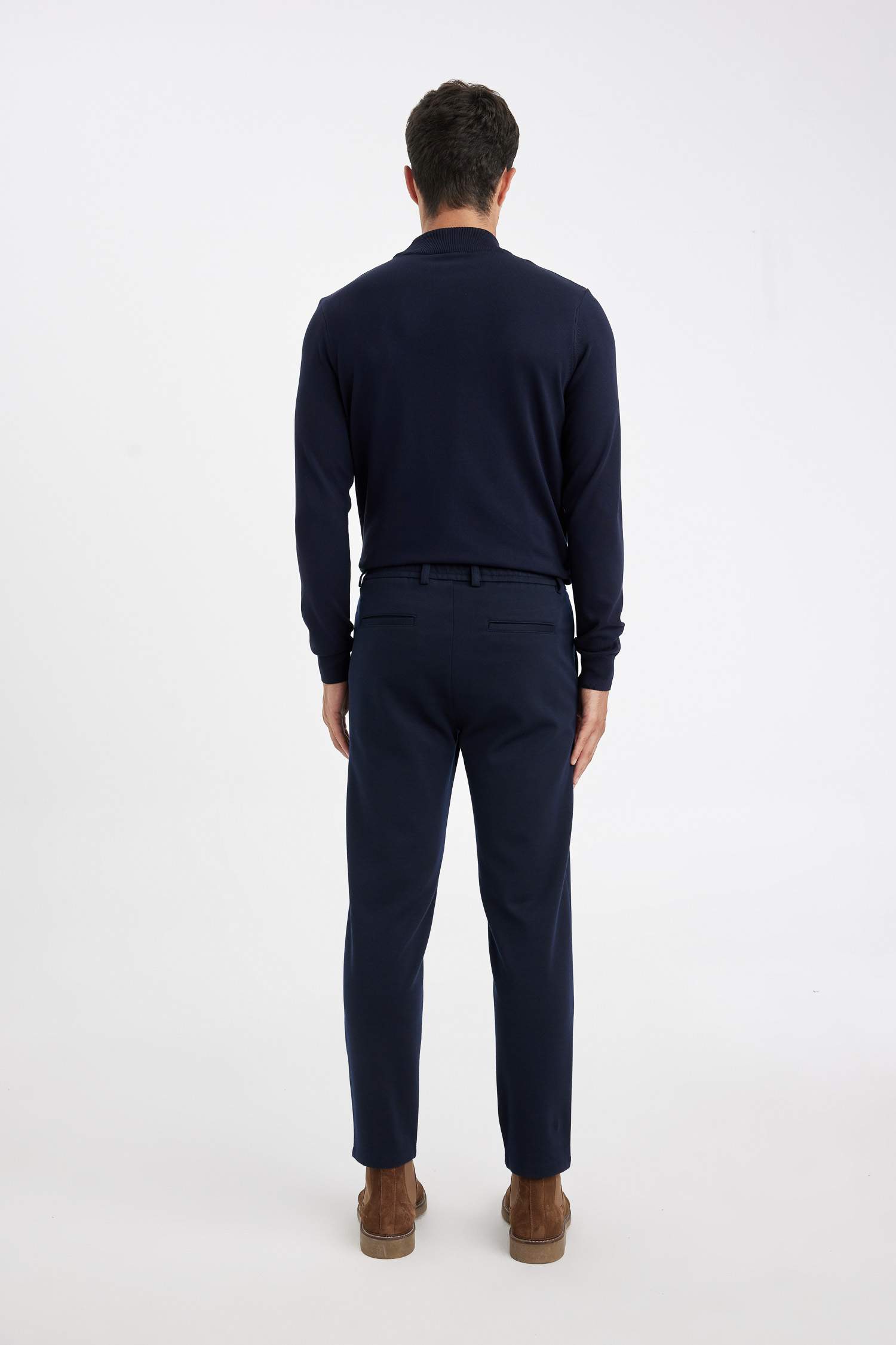 Jogger Yazlık Kumaş Pantolon Basic Düz Cepli Düz Paça