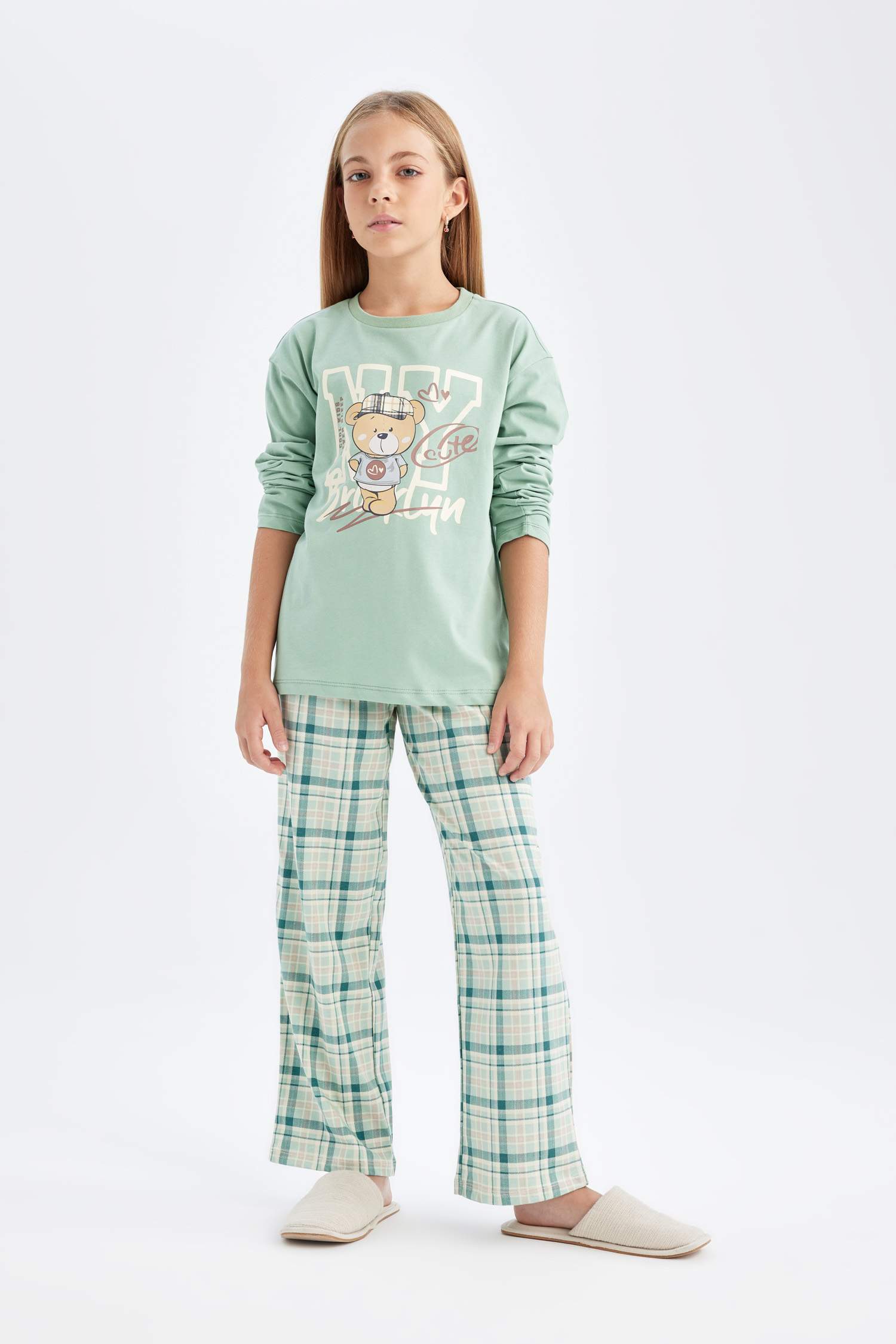 Girl Printed 2 Piece Pajama Set