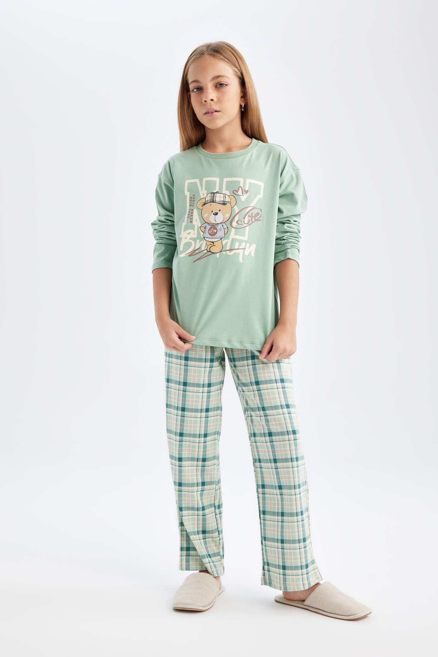 Girl Printed 2 Piece Pajama Set