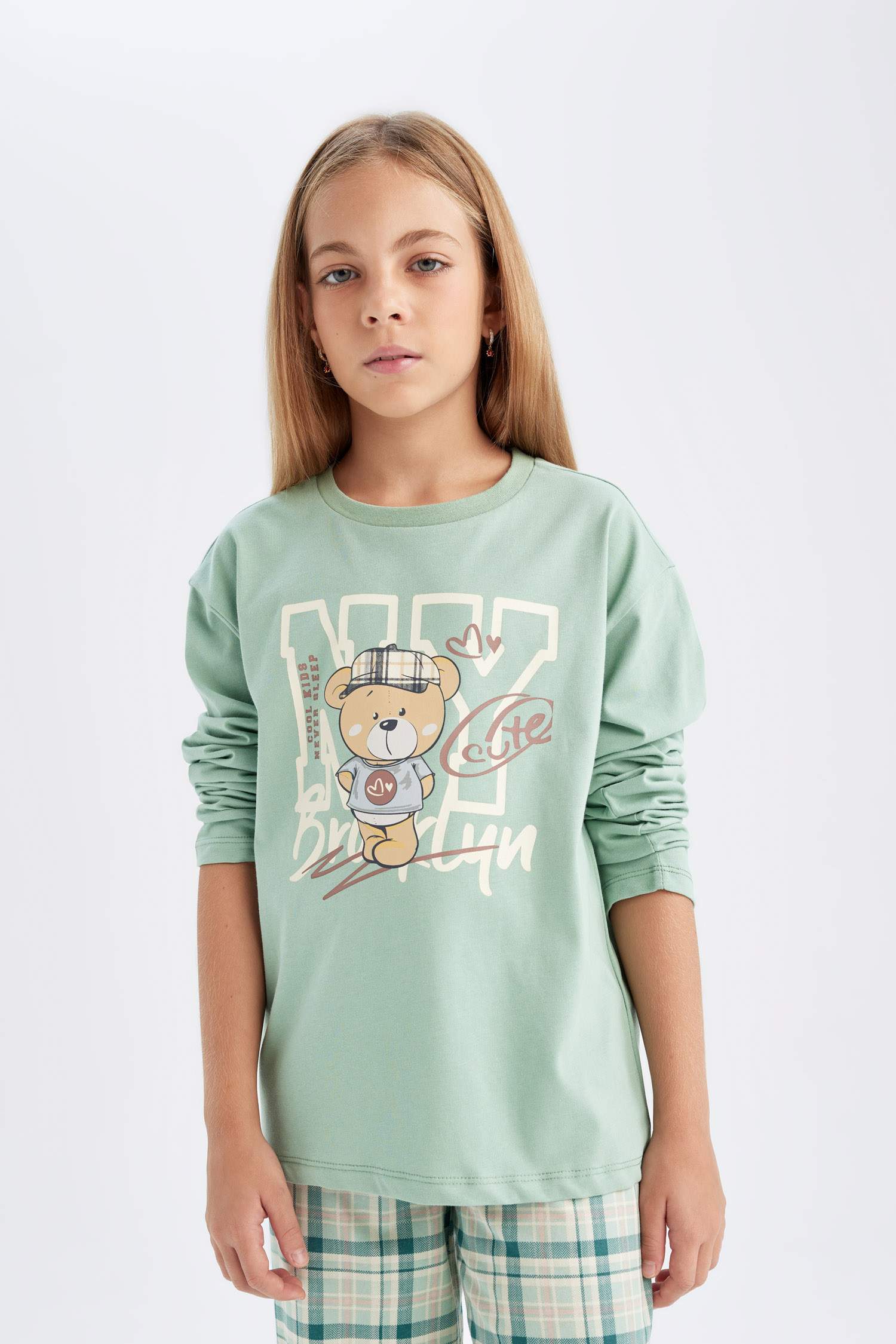 Girl Printed 2 Piece Pajama Set