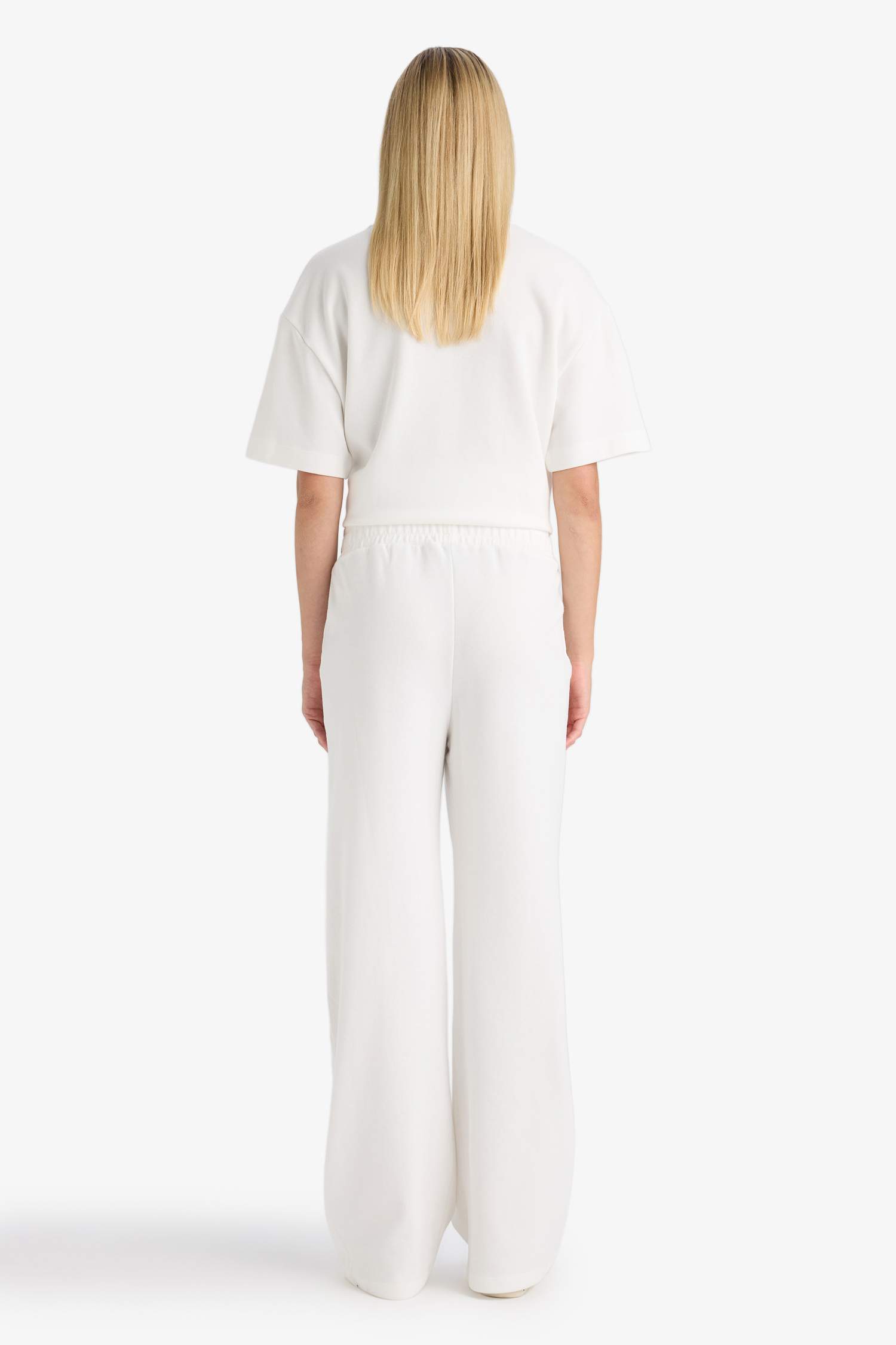 Straight Fit Pockets Basic Sweatpants