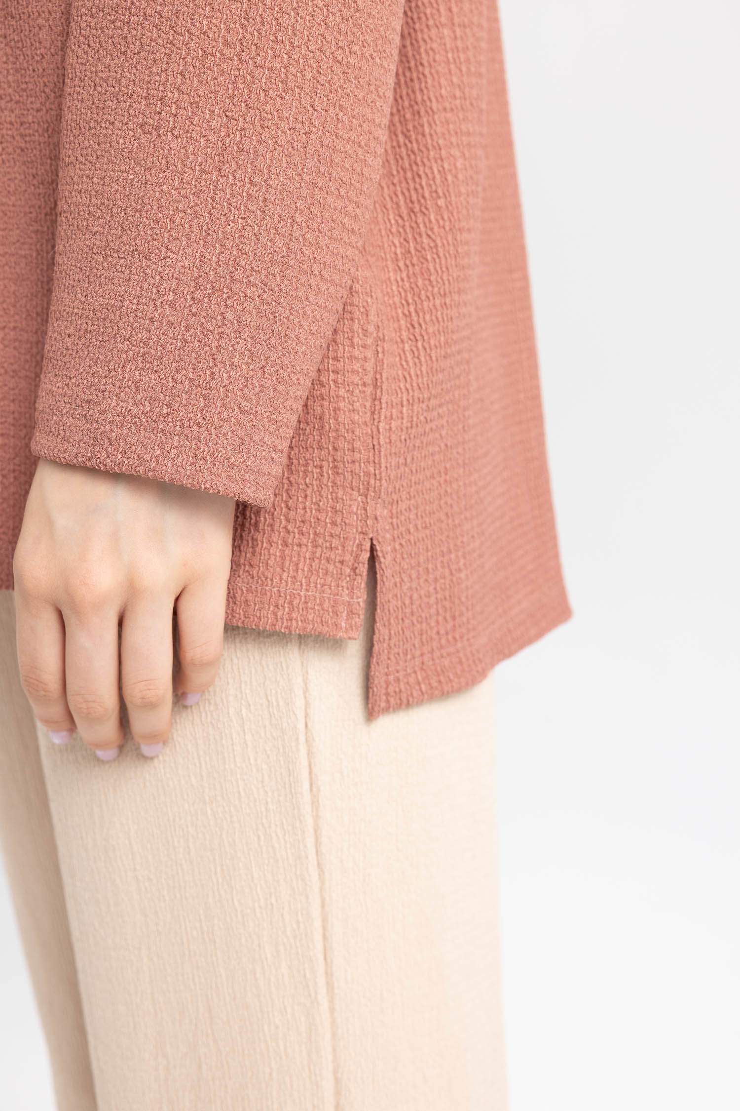 Regular Fit Polo Shirt Long Sleeve Tunic