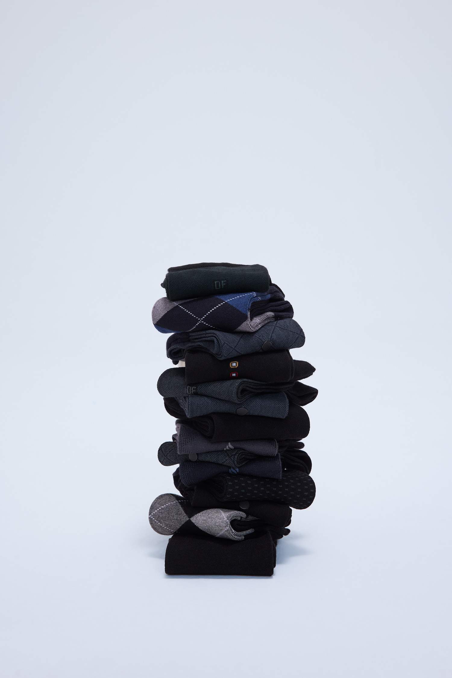 Erkek Dikişsiz Baklava Desenli Ultra Soft 2'li Bambu Premium Uzun Çorap