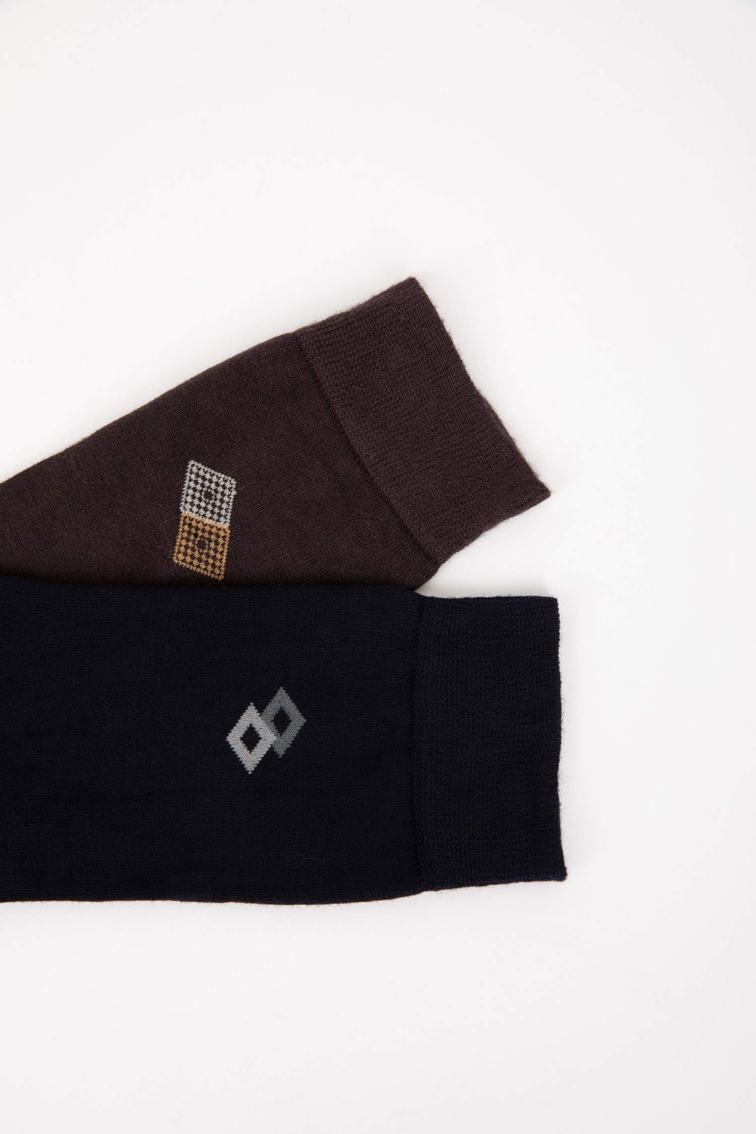 Man Seamless 2 Piece Bamboo Long Socks