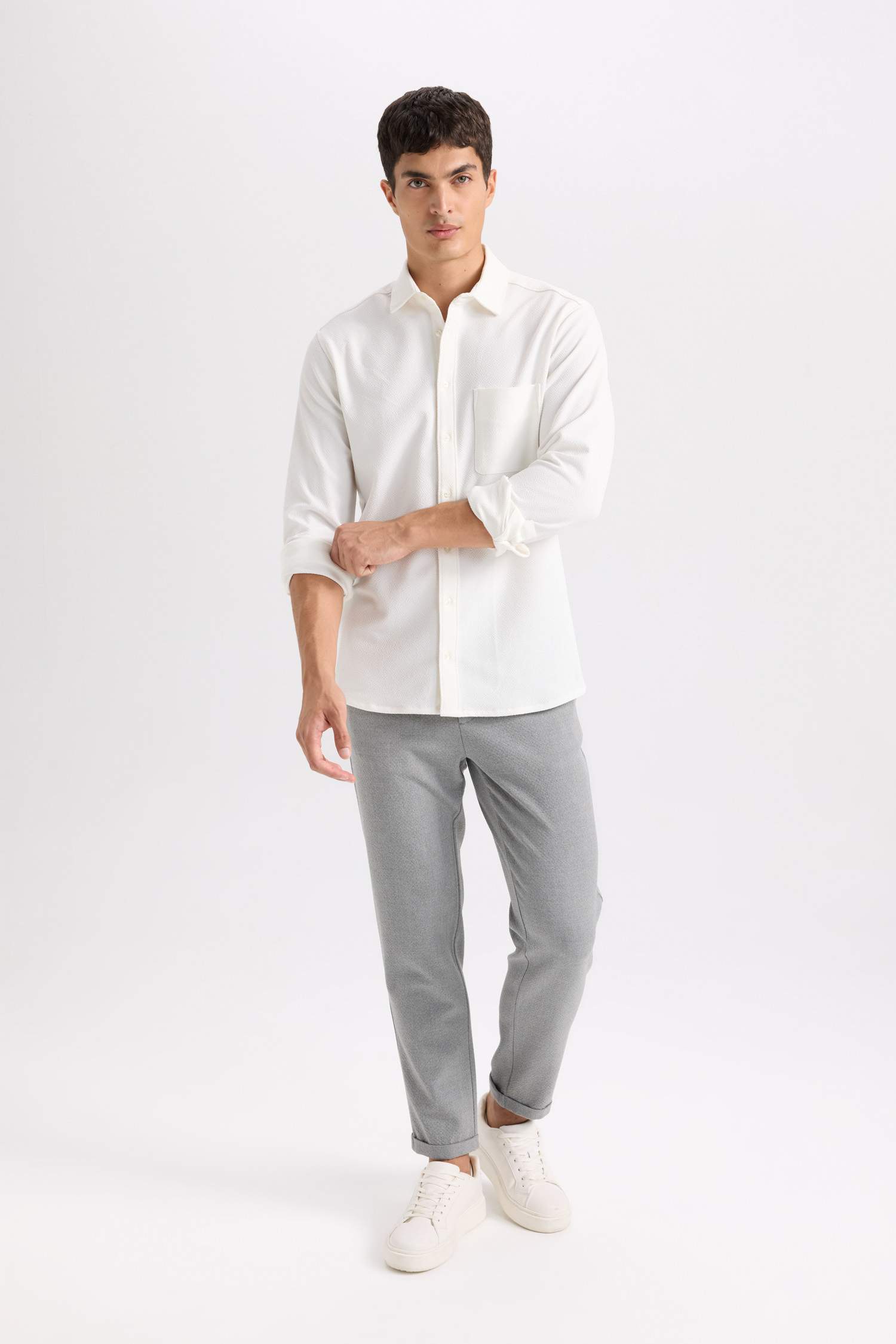 سروال مجعد جوجر فيت