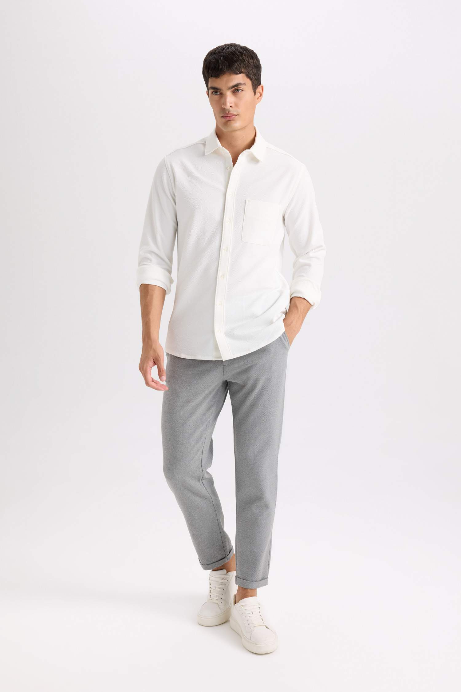 سروال مجعد جوجر فيت