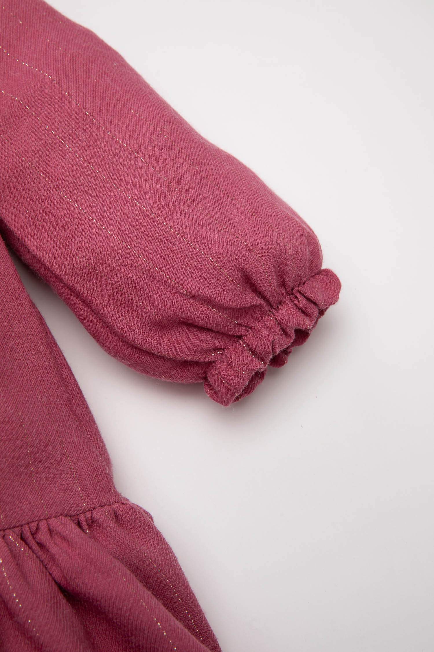 Regular Fit Long Sleeve Woven Dress