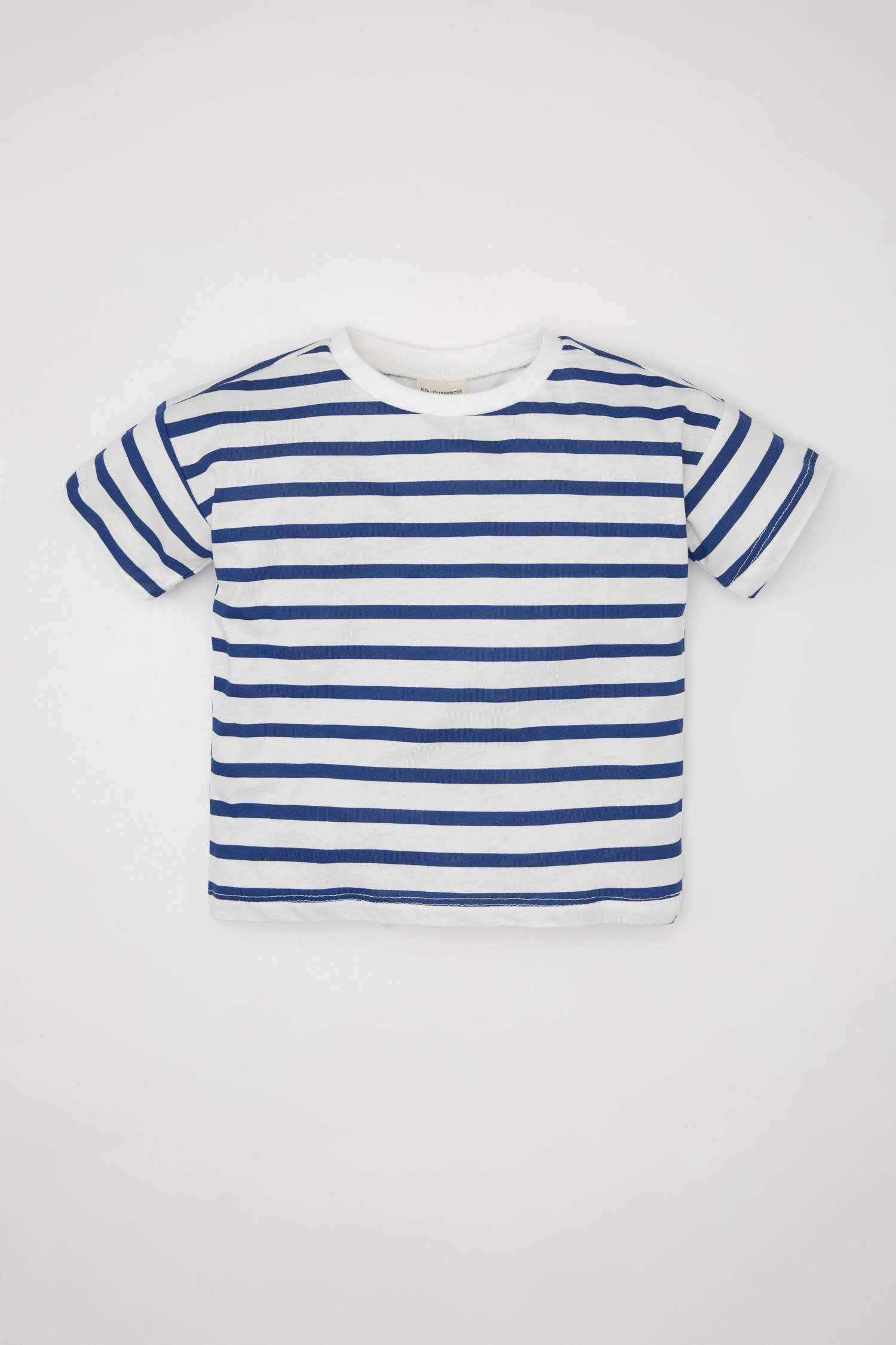 Baby Girl Standard Fit Striped Short Sleeve T-Shirt
