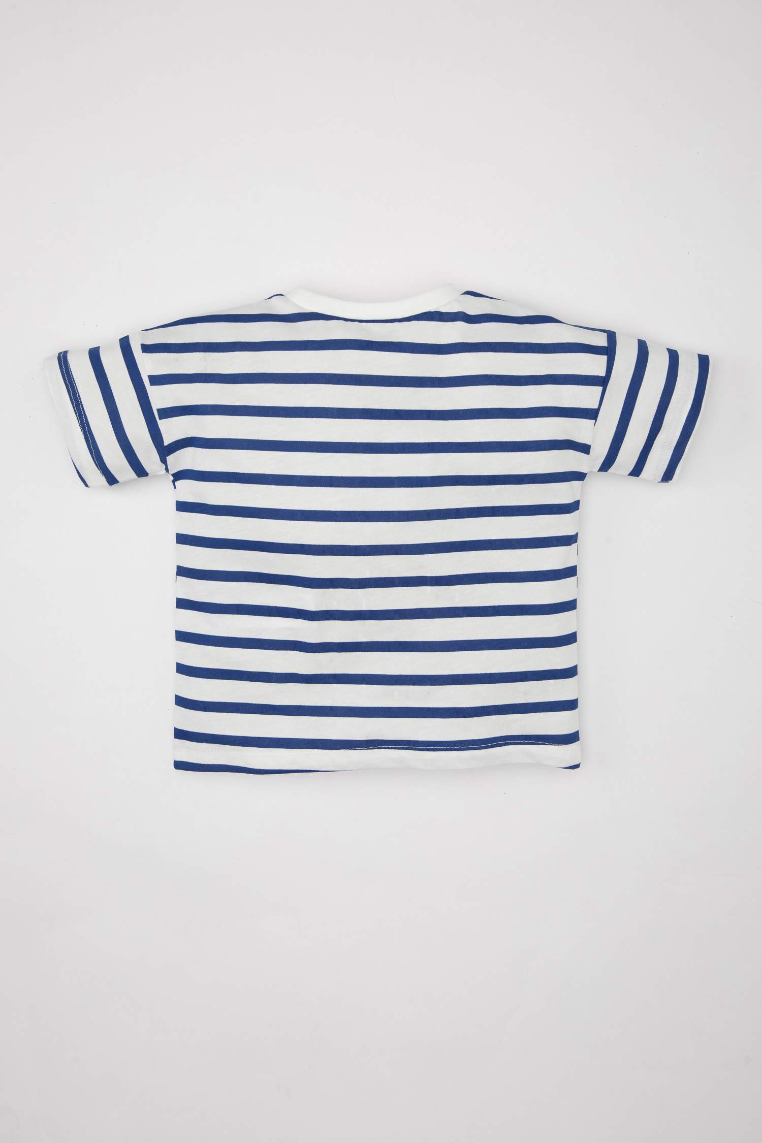 Baby Girl Standard Fit Striped Short Sleeve T-Shirt