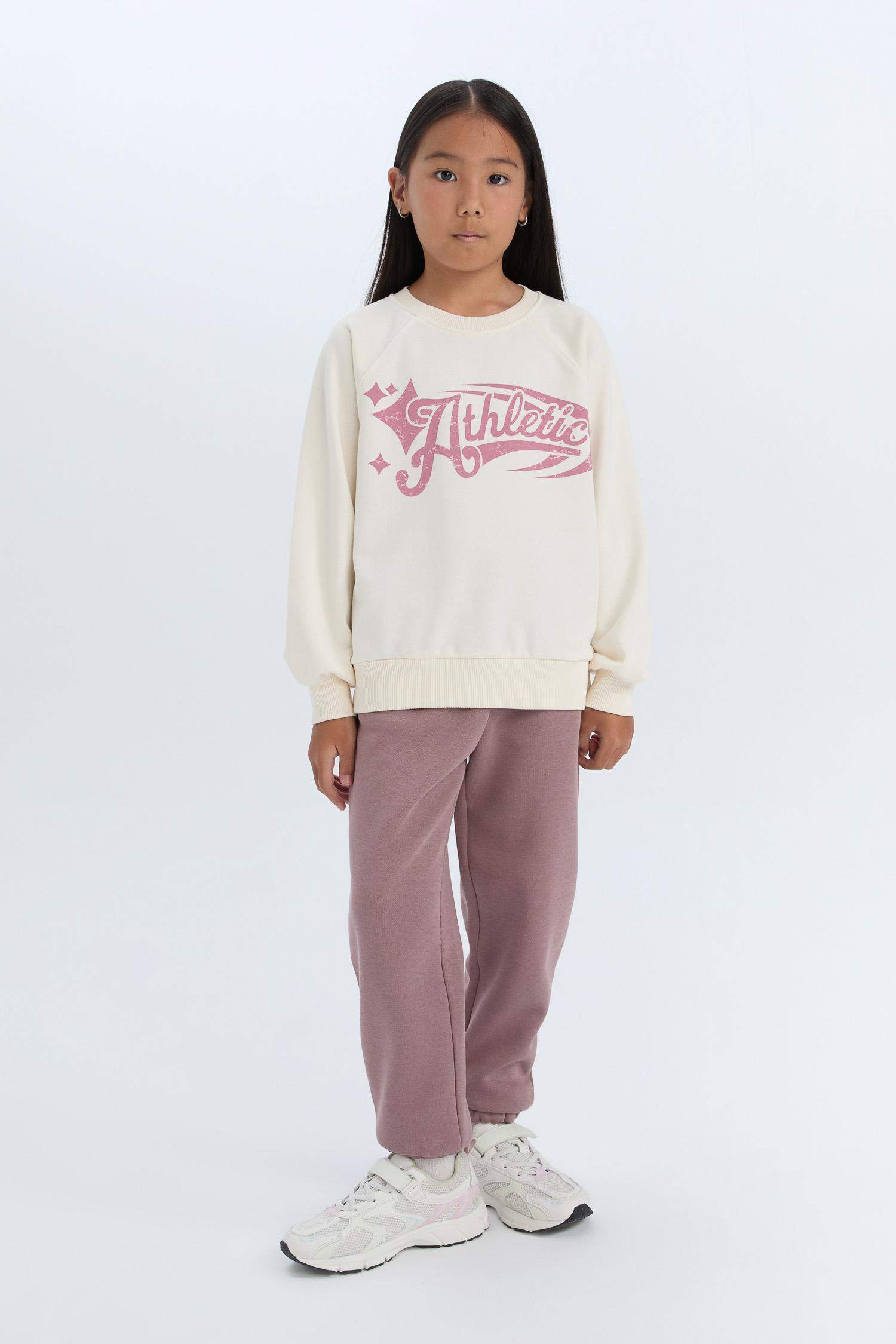 سروال قماش سميك جوجر قصة عادية