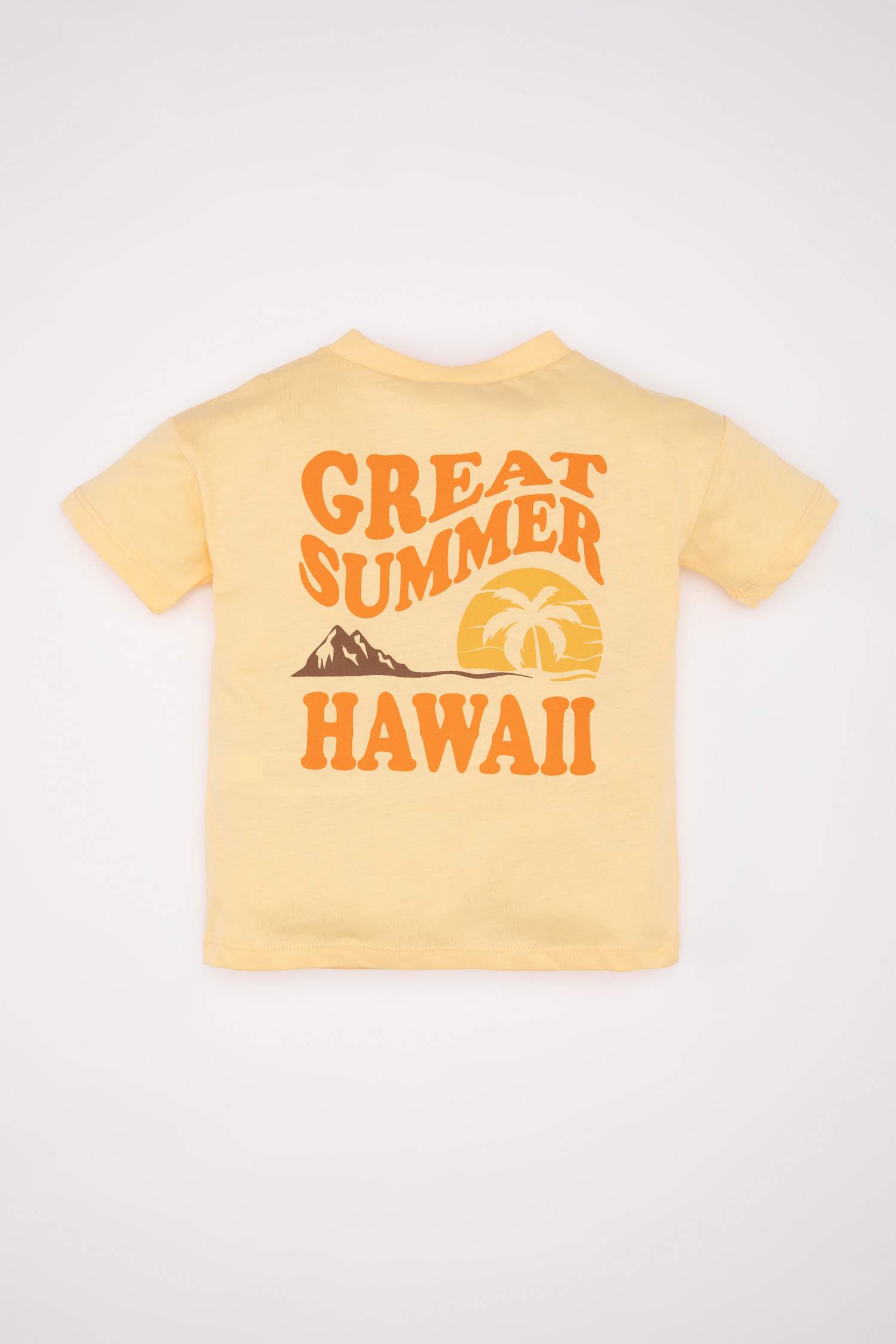 تيشيرت بيبي اولادي نص كم قصة عادية بطبعة من الخلف