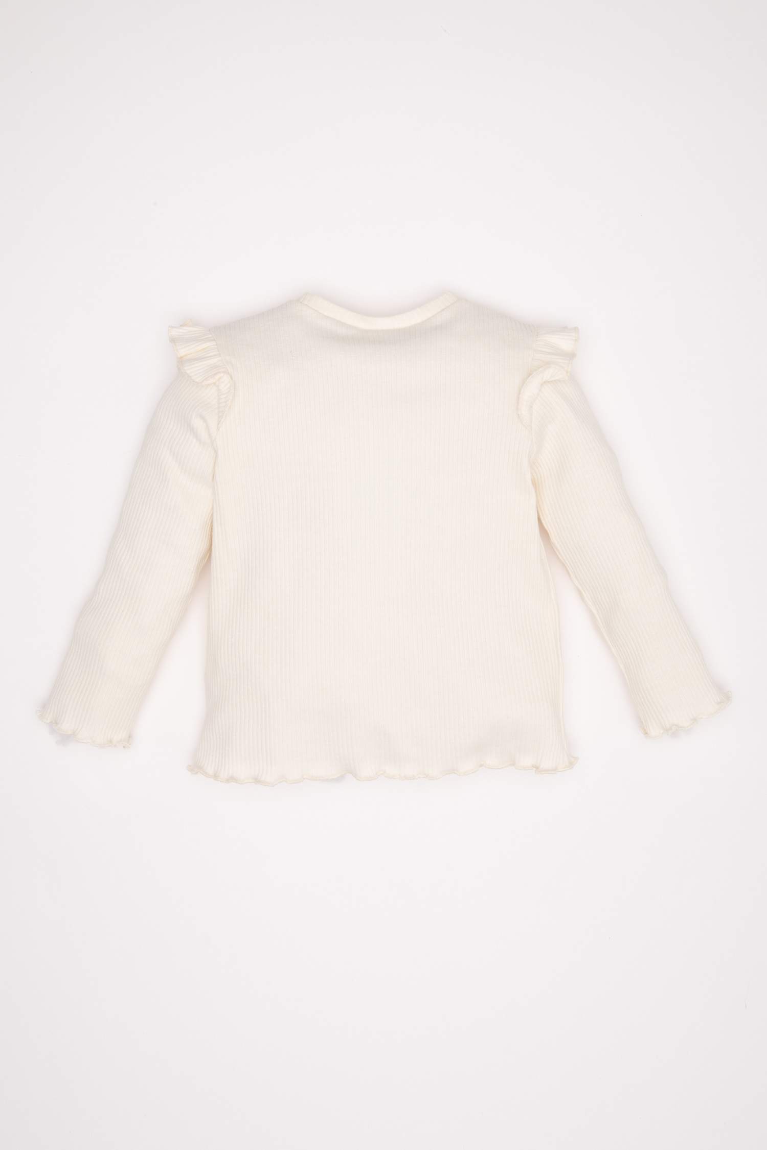 Сәби Қыз велосипед мойыны гүл ұзын жеңді Ұзын жеңді футболка