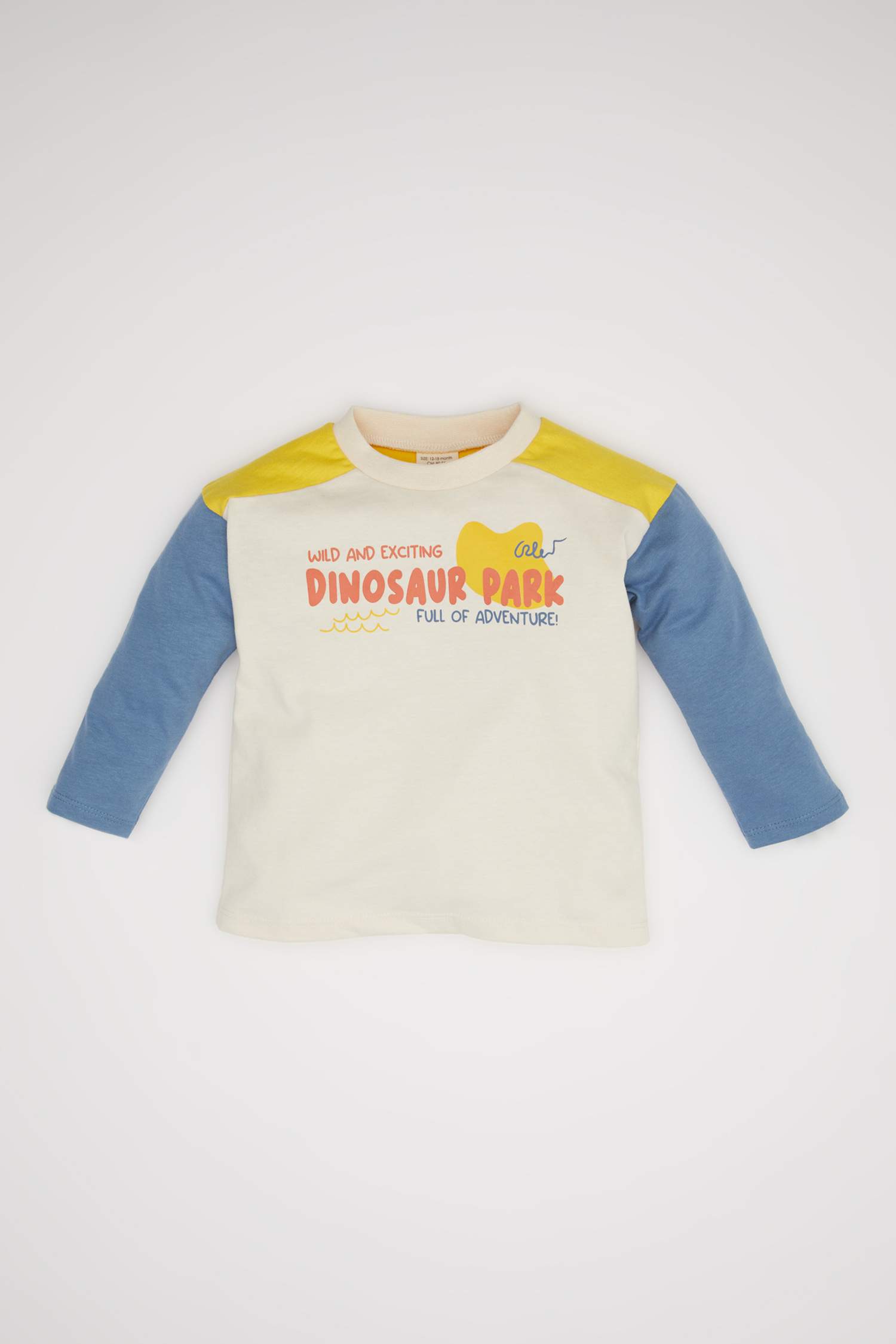 Baby Boy Crew Neck Slogan Printed T-Shirt