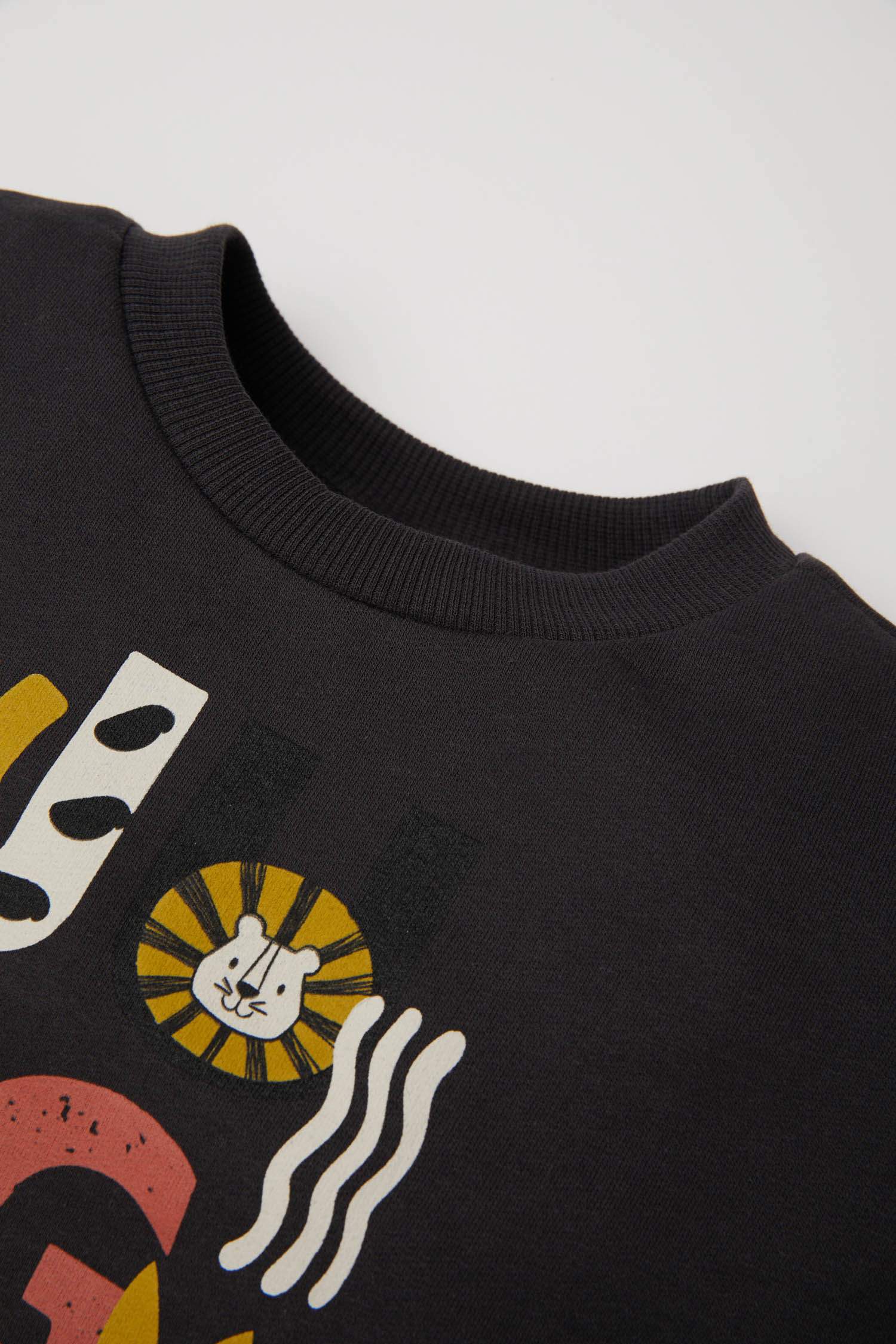 Сәби Ұл қалыпты пішім жануар велосипед мойыны Свитер