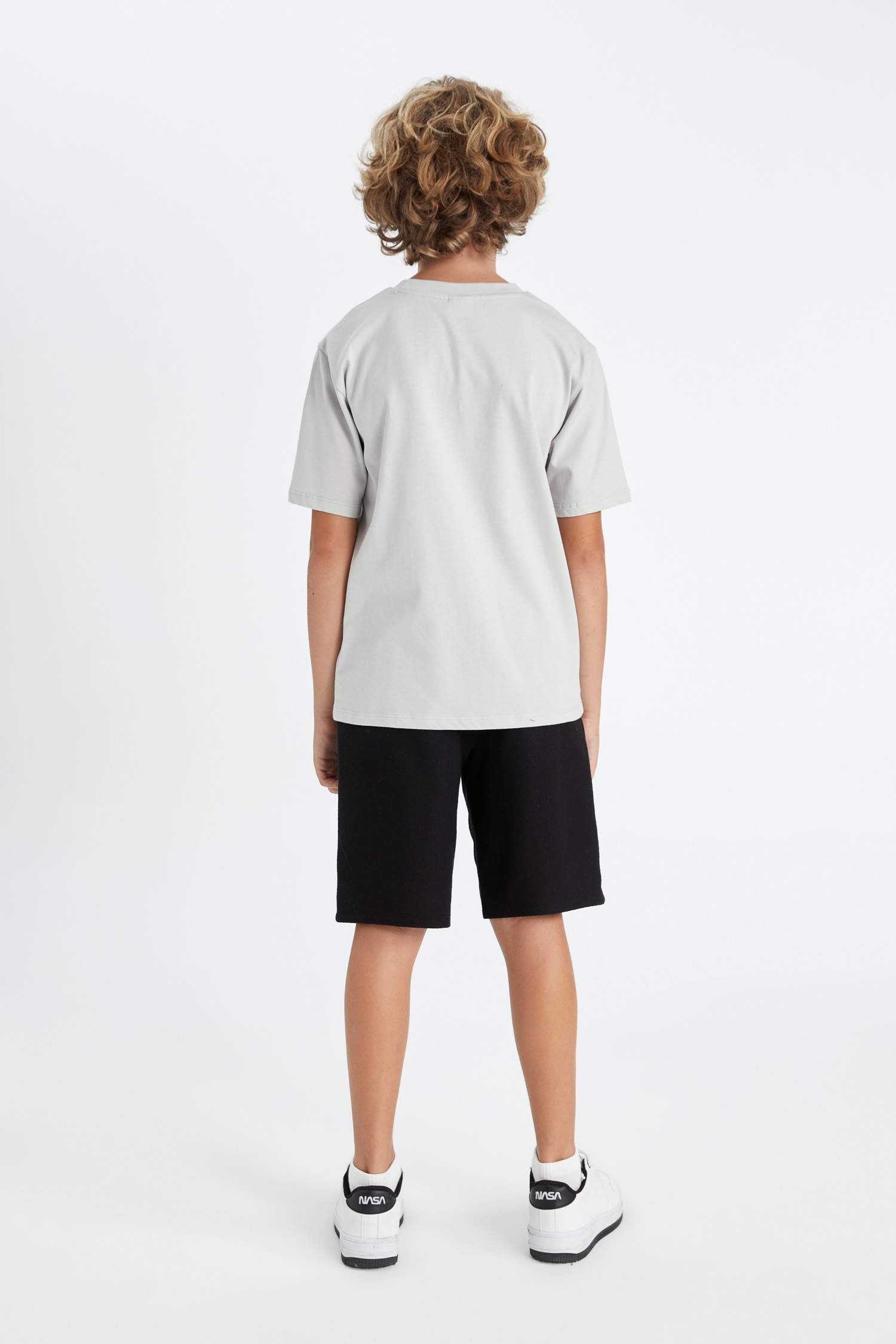 Erkek Çocuk 2'li Takım Baskılı Kısa Kollu Tişört Şort