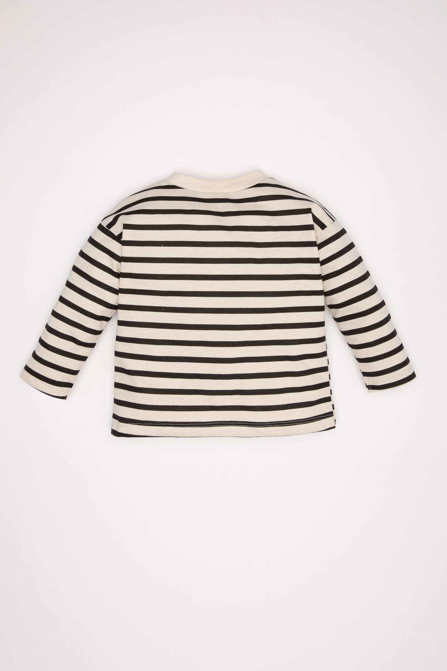 Baby Boy Regular Fit Crew Neck Striped T-Shirt