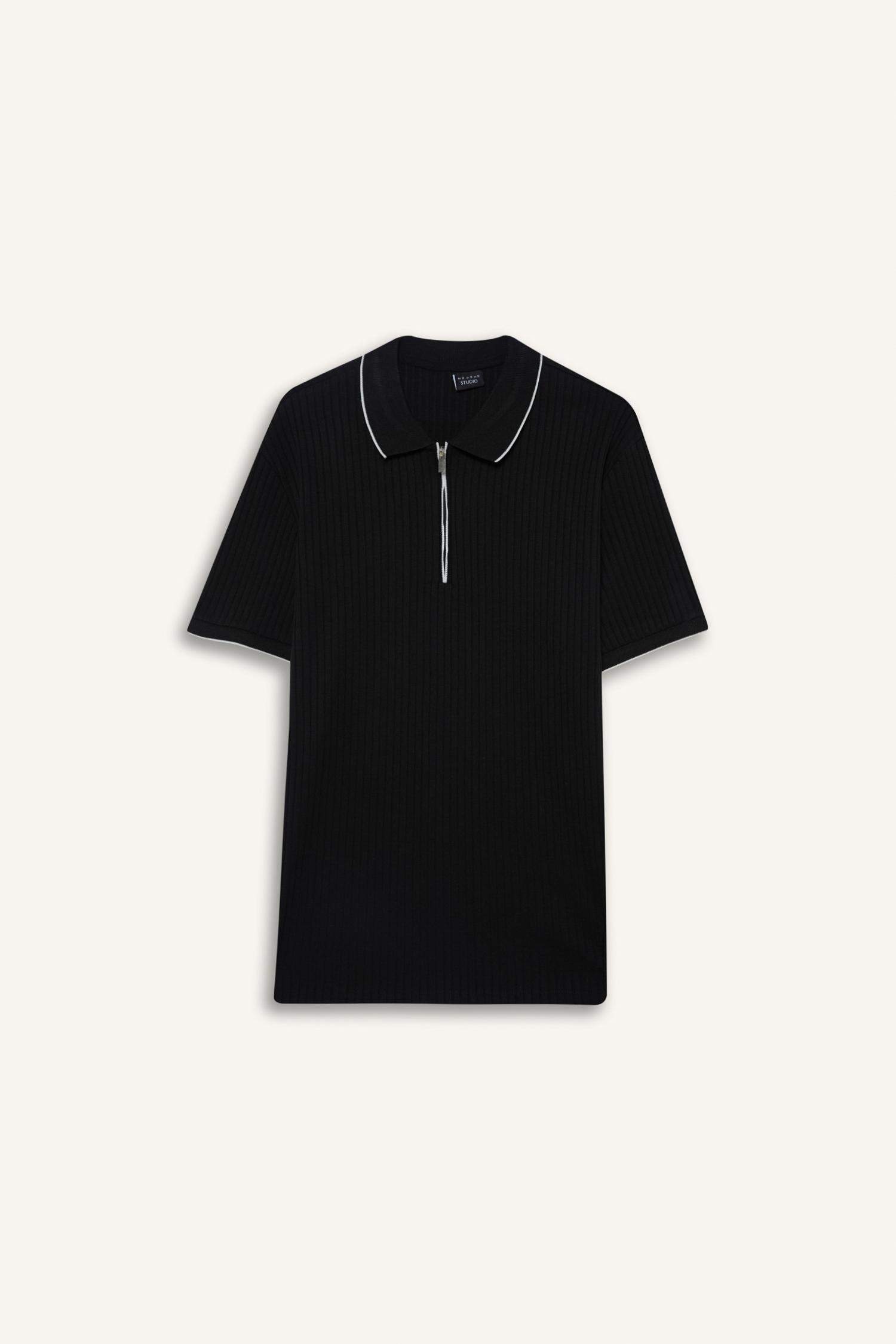 Slim Fit Polo Collar Camisole Polo T-Shirt