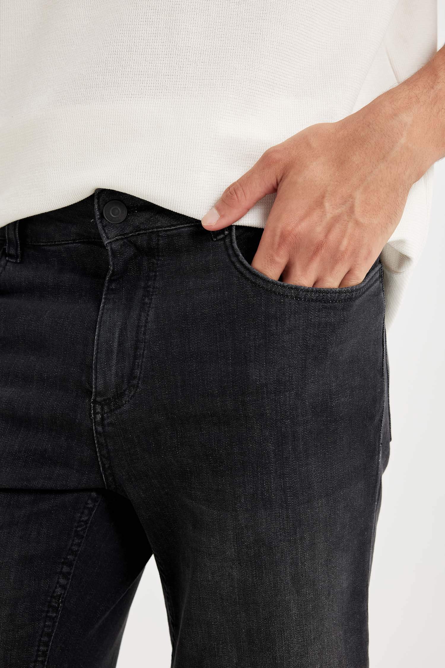 Regular Fit Jean Shorts