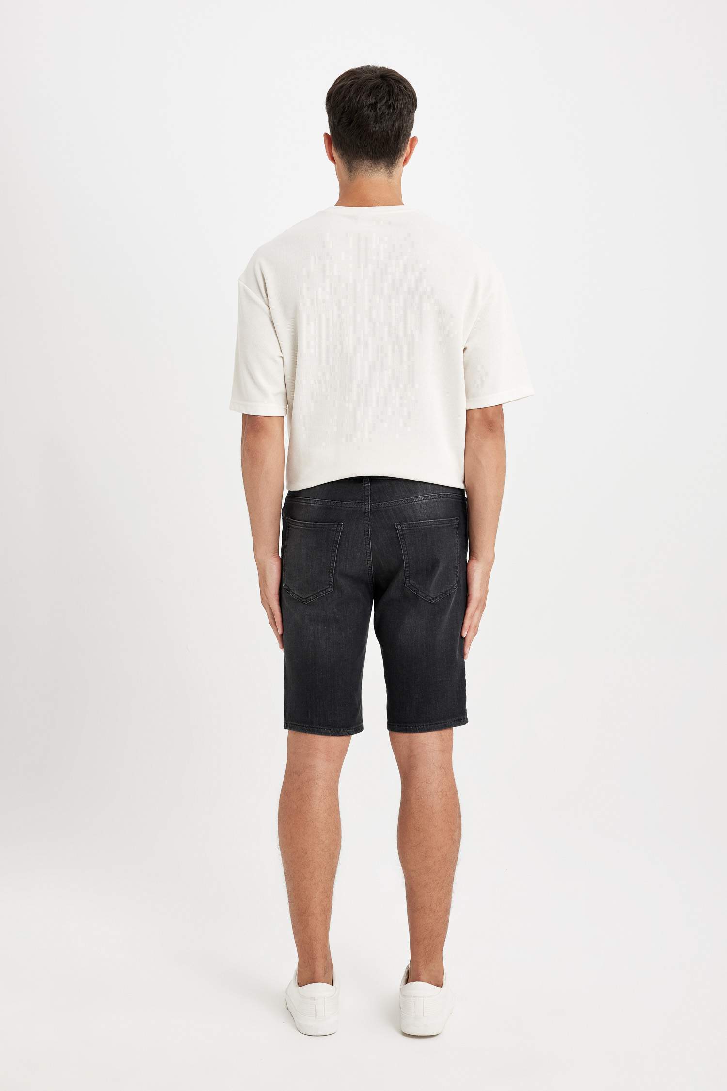 Regular Fit Jean Shorts