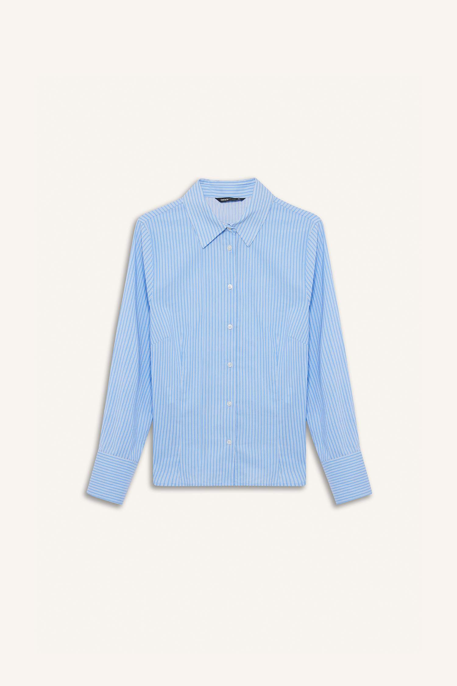 Fitted Bengalin Uzun Kollu Gömlek