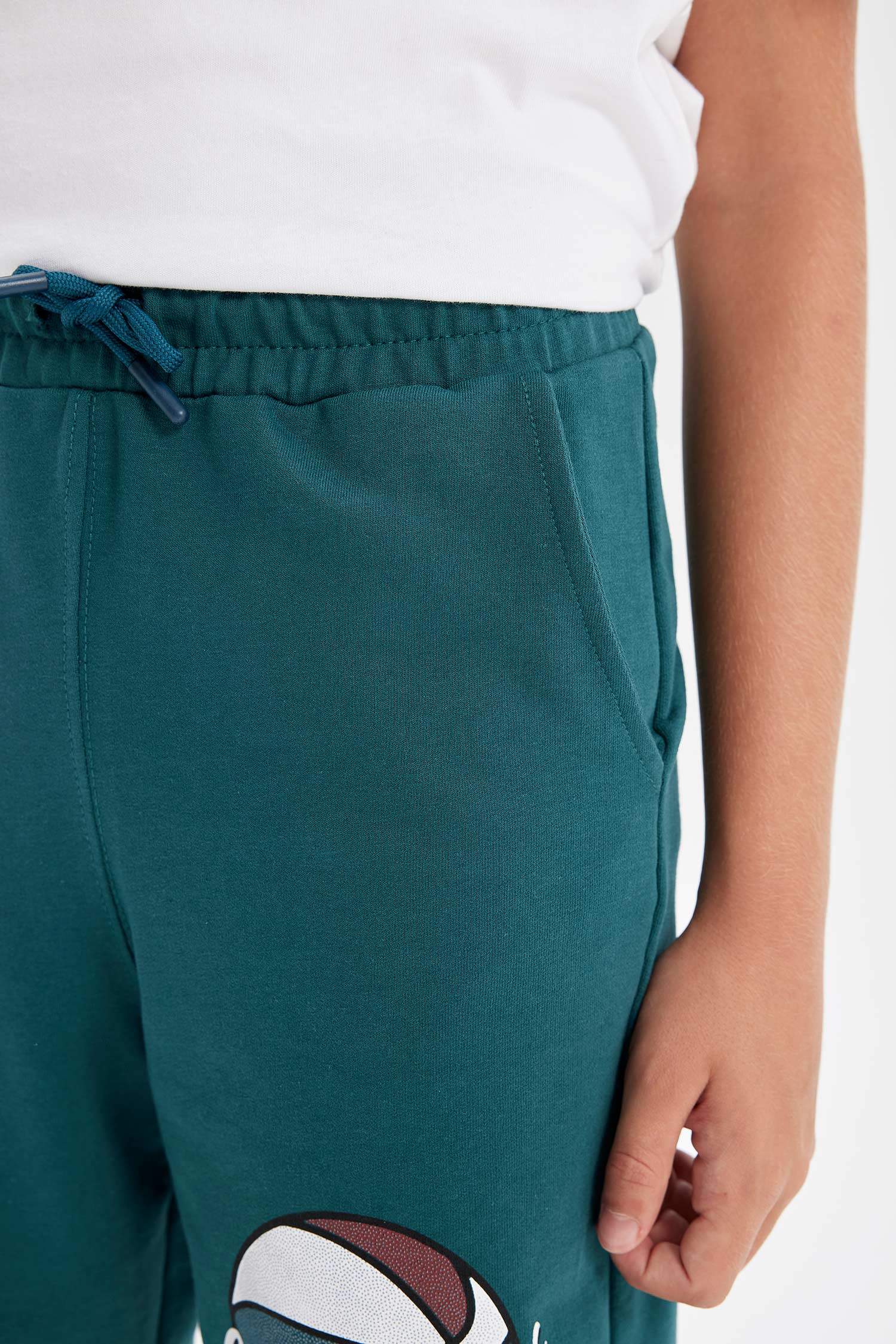 Boy Regular Fit Sweatshirt Fabric Shorts