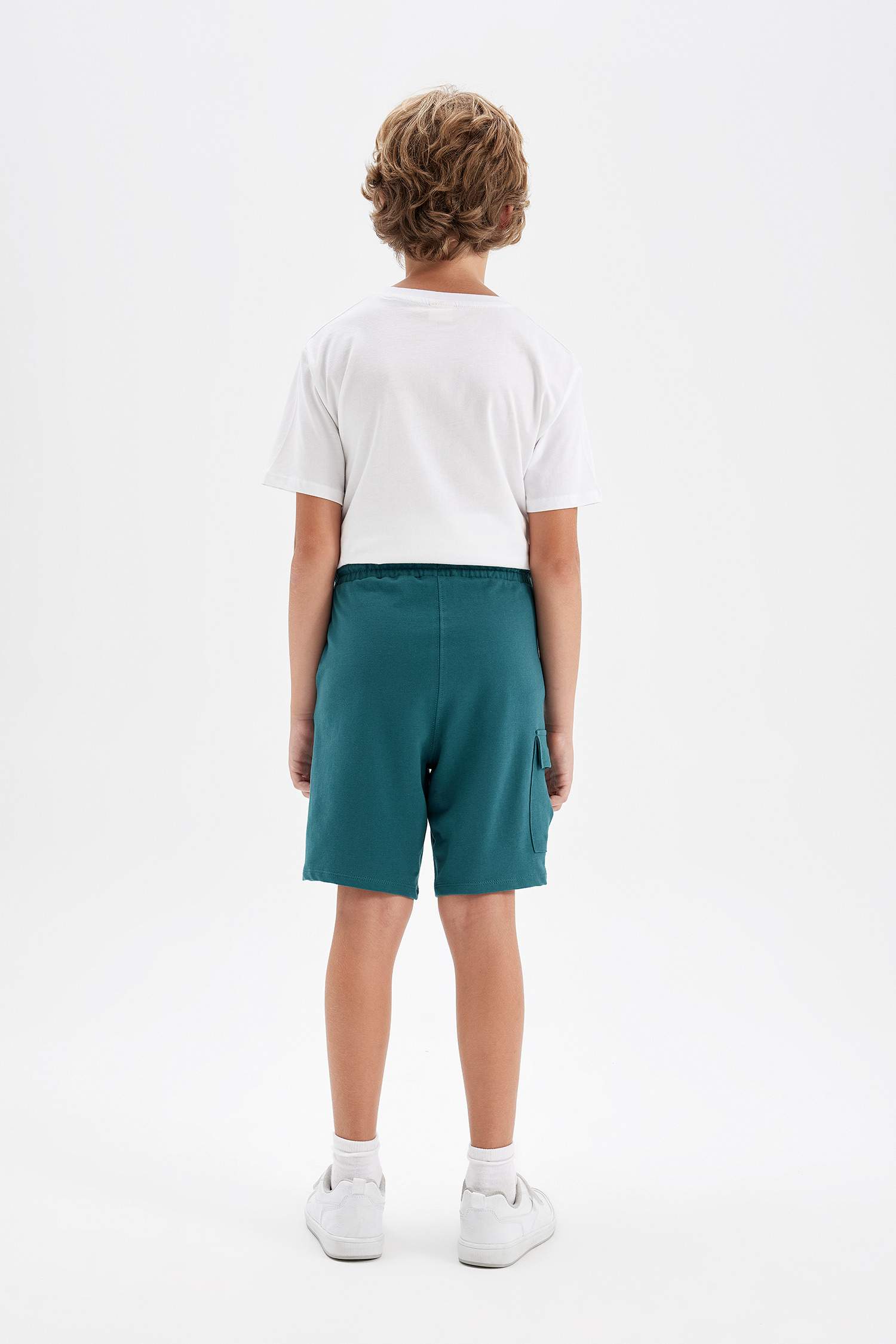 Boy Regular Fit Sweatshirt Fabric Shorts