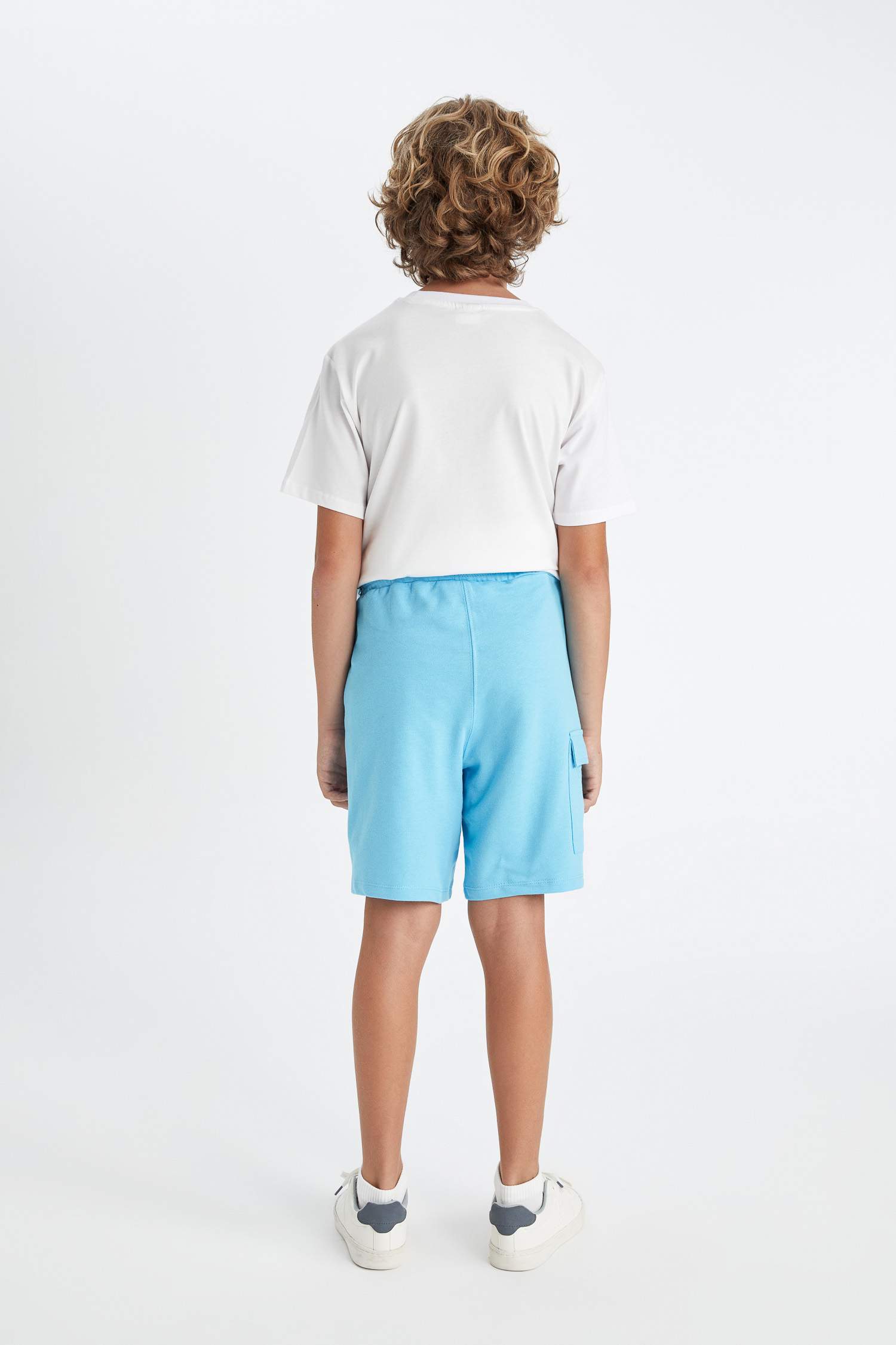 Boy Regular Fit Sweatshirt Fabric Shorts