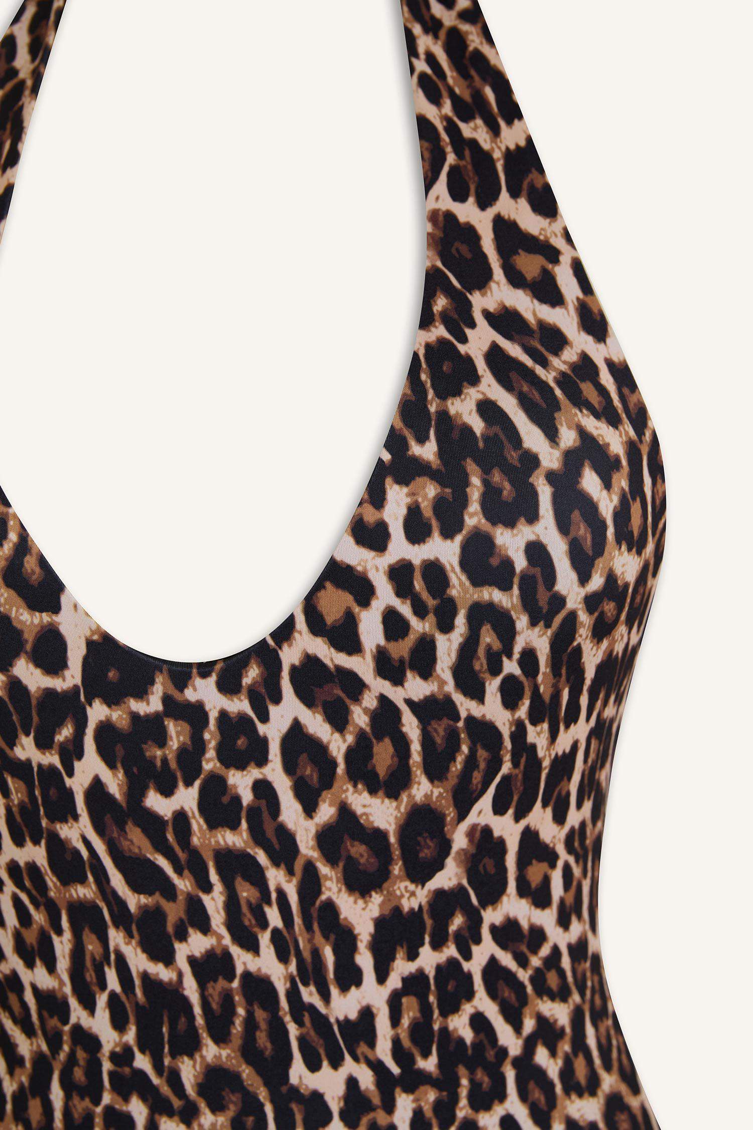 Fall in Love Regular Fit Animal Patterned Swimsuit