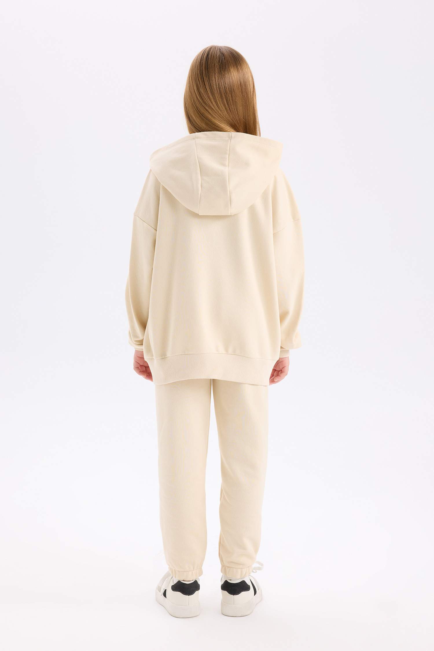 Ensemble pour fille Sweat à capuche avec imprimé et jogging