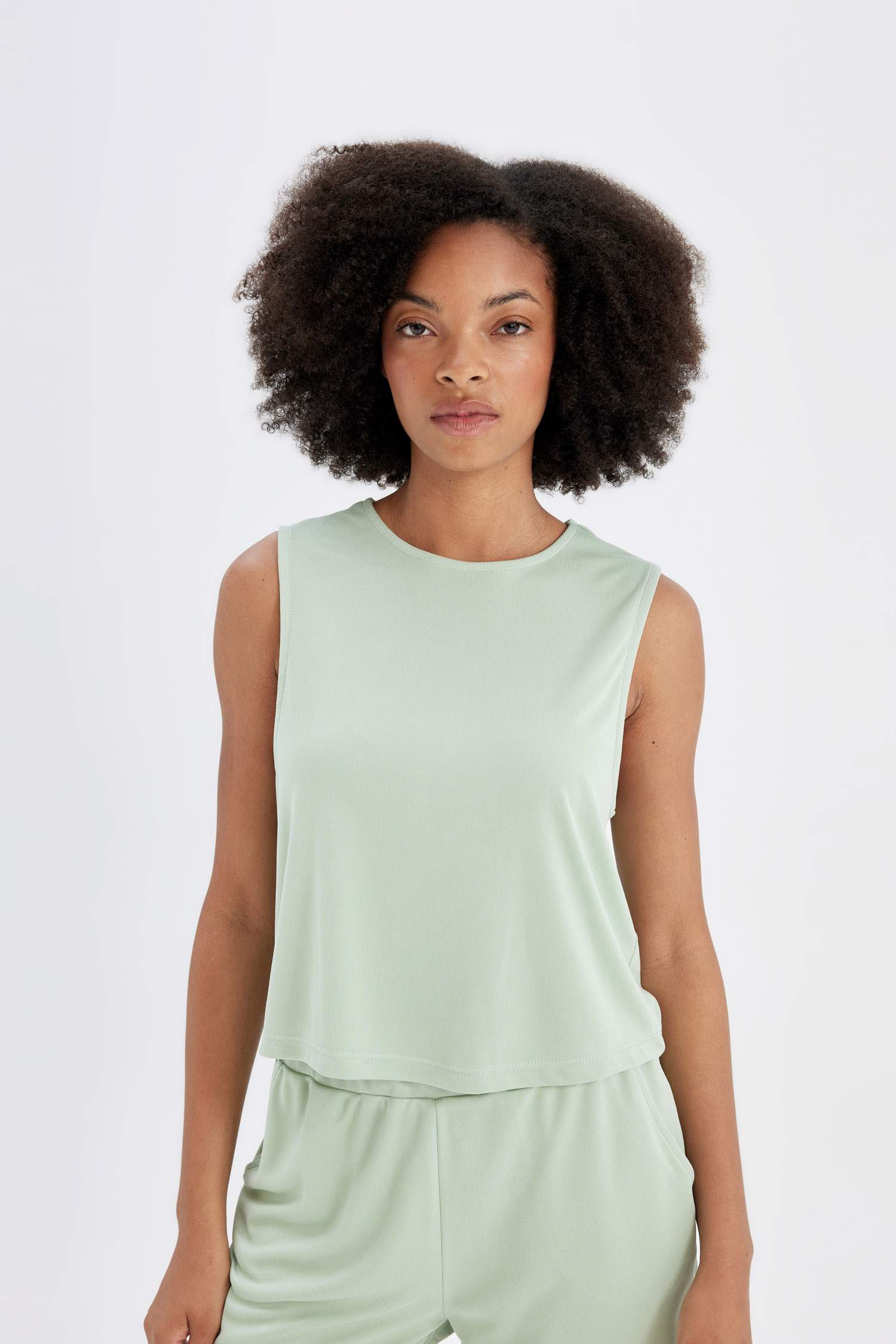 DeFactoFit Standard Fit Modal Sports Tank Top